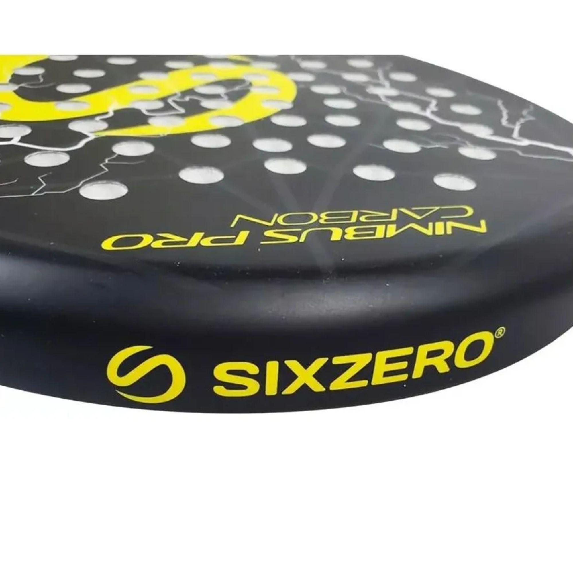 Pala Padel Carbono Nimbus Pro 38mm Sixzero-2