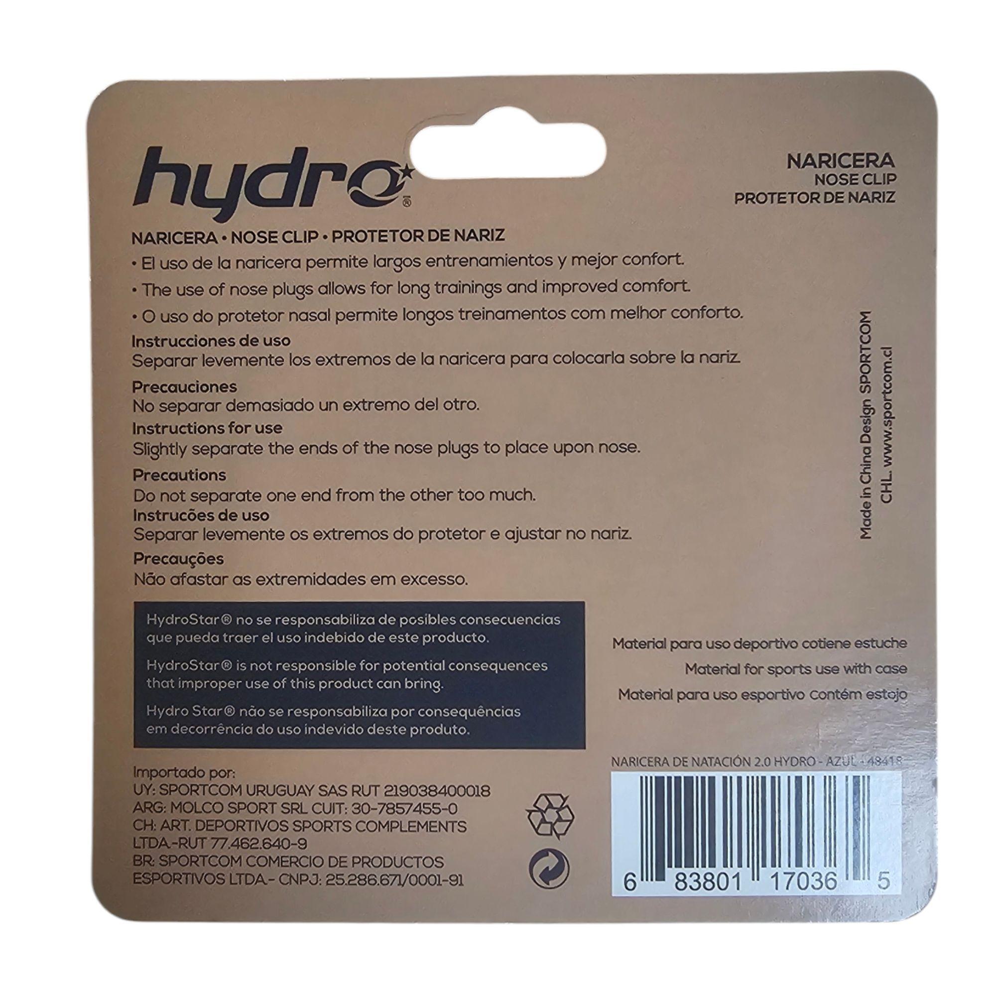 Naricera Silicona Clip Natación Hydro-3