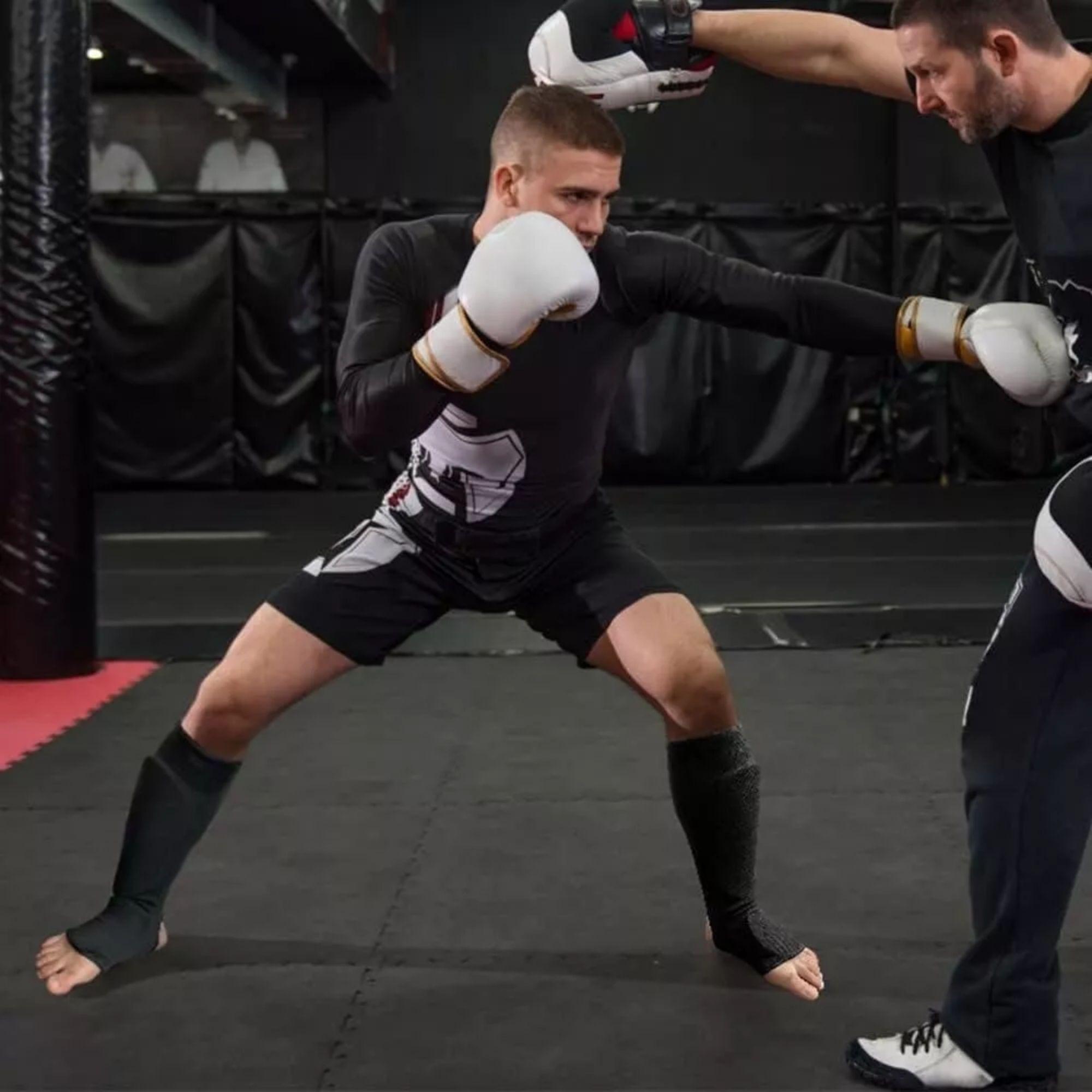 Canillera Con Empeinera Elasticado Taekwondo/Artes Marciales-4