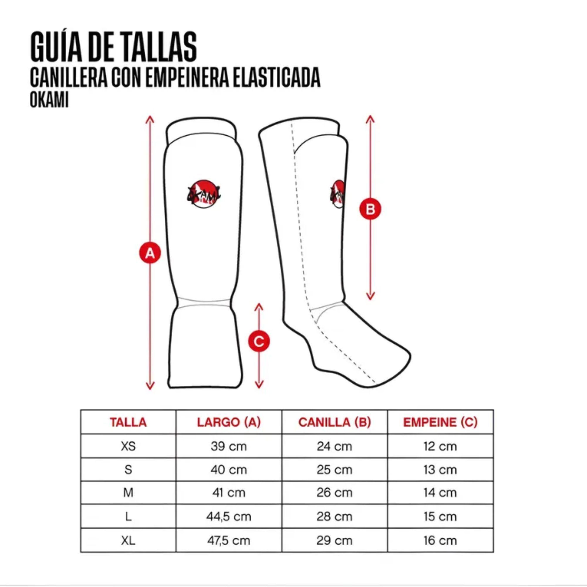 Canillera Con Empeinera Elasticado Taekwondo/Artes Marciales-1