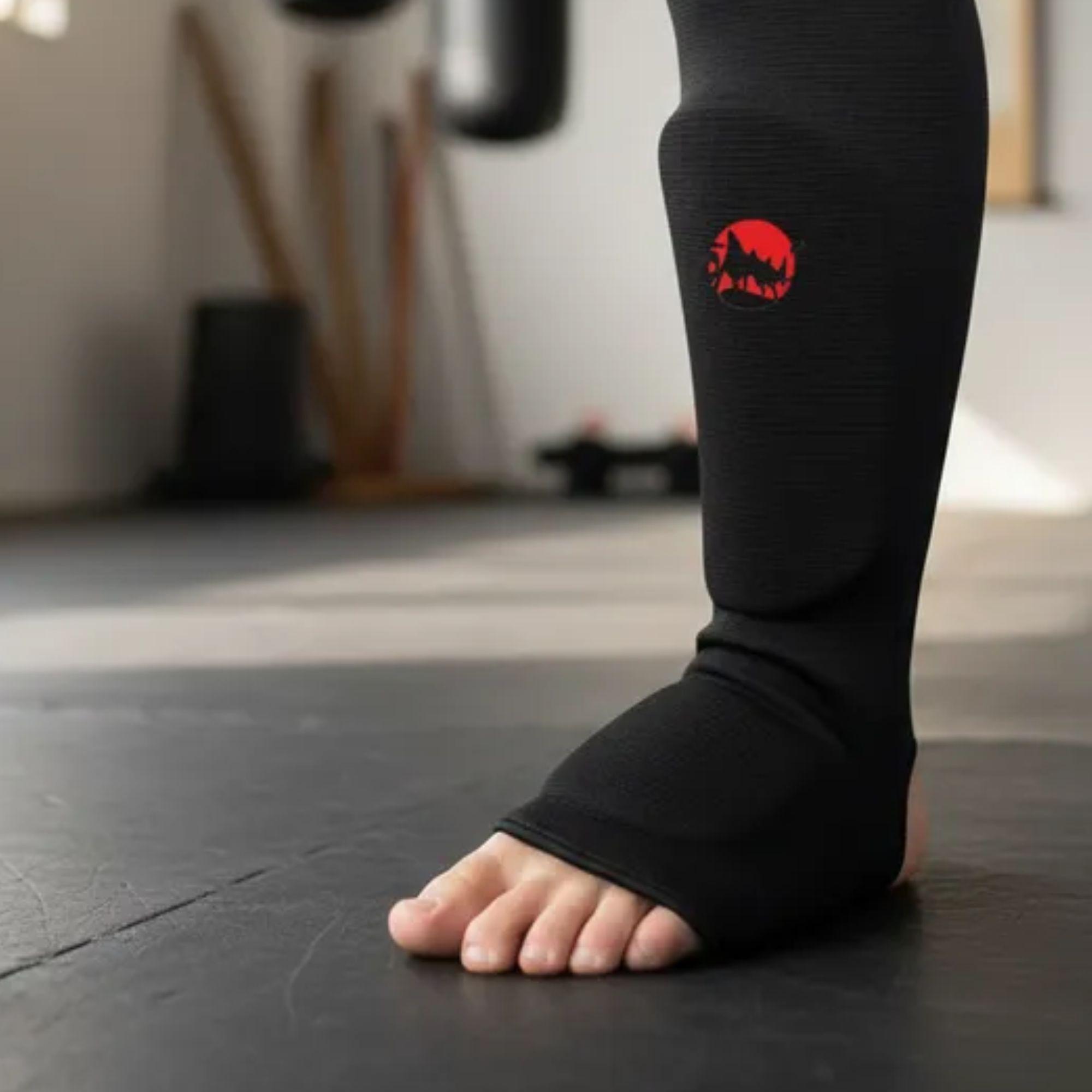 Canillera Con Empeinera Elasticado Taekwondo/Artes Marciales-9