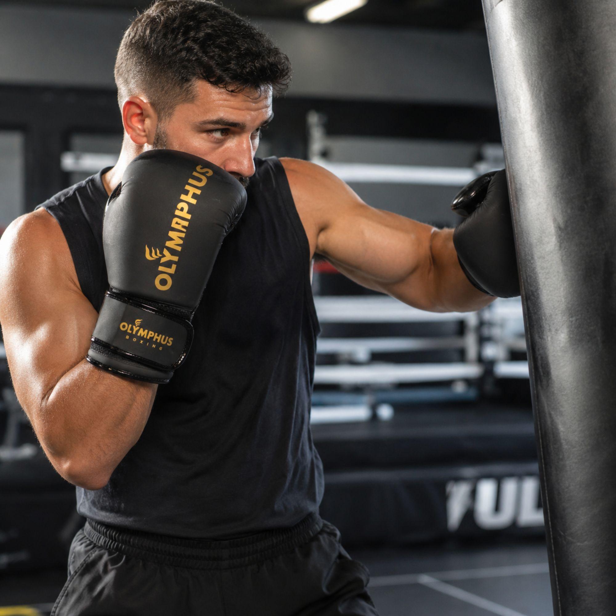 Guantes Boxeo Creed Olymphus PU Entrenamiento Saco-3