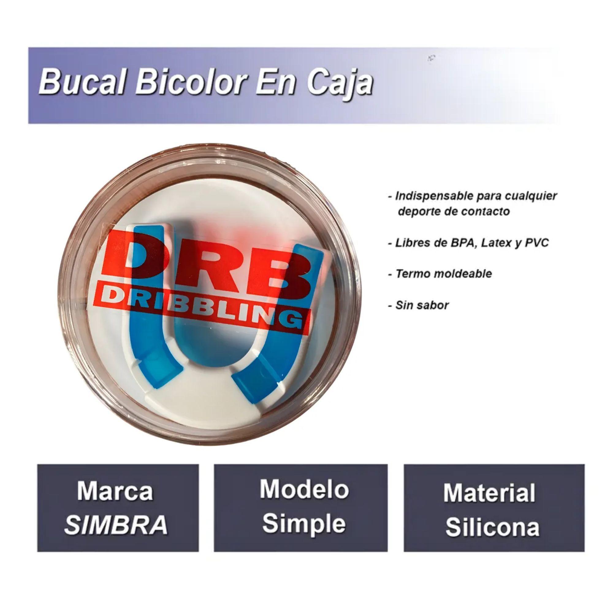 Protector Bucal Simple Bicolor Adulto Drb-4