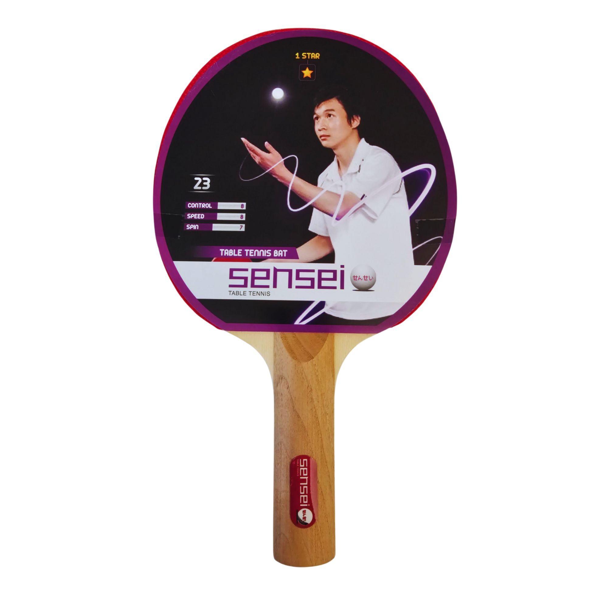 Set Ping Pong Sensei 2 Paletas + 3 Pelotas - 1*-8
