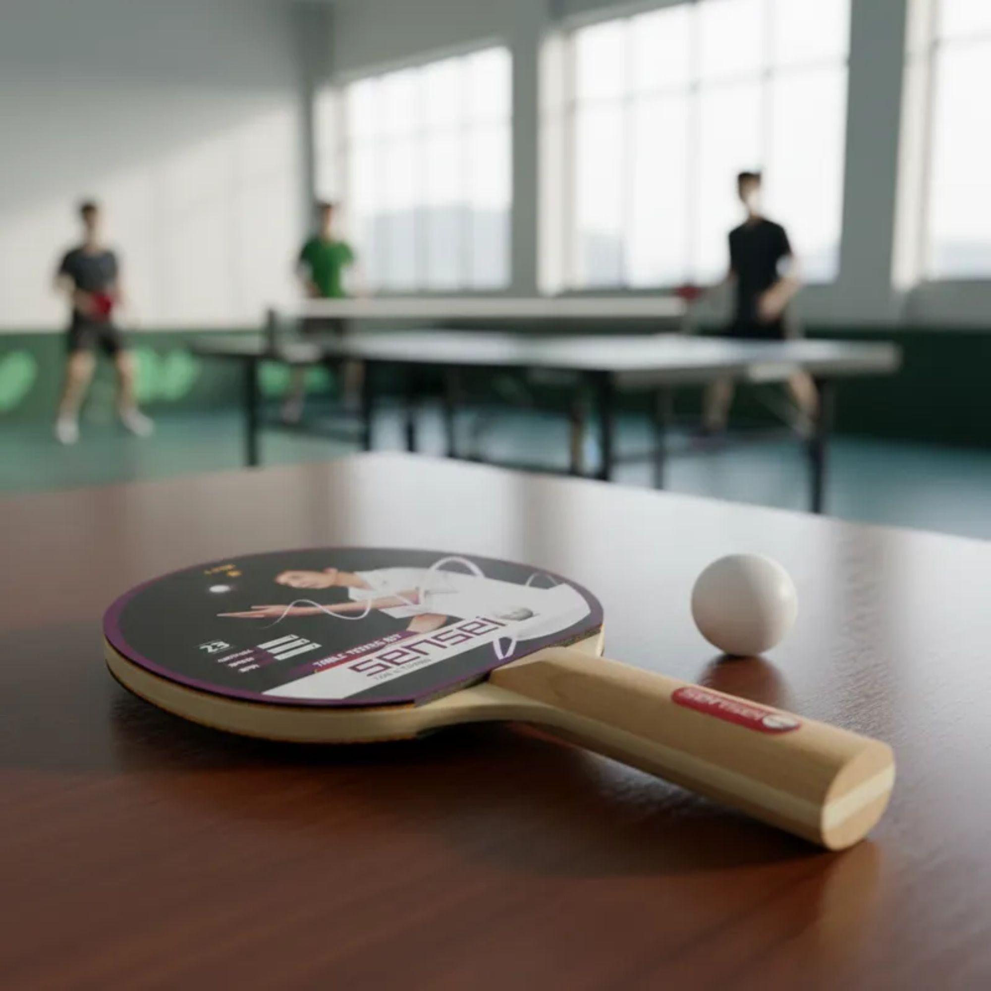 Set Ping Pong Sensei 2 Paletas + 3 Pelotas - 1*-7