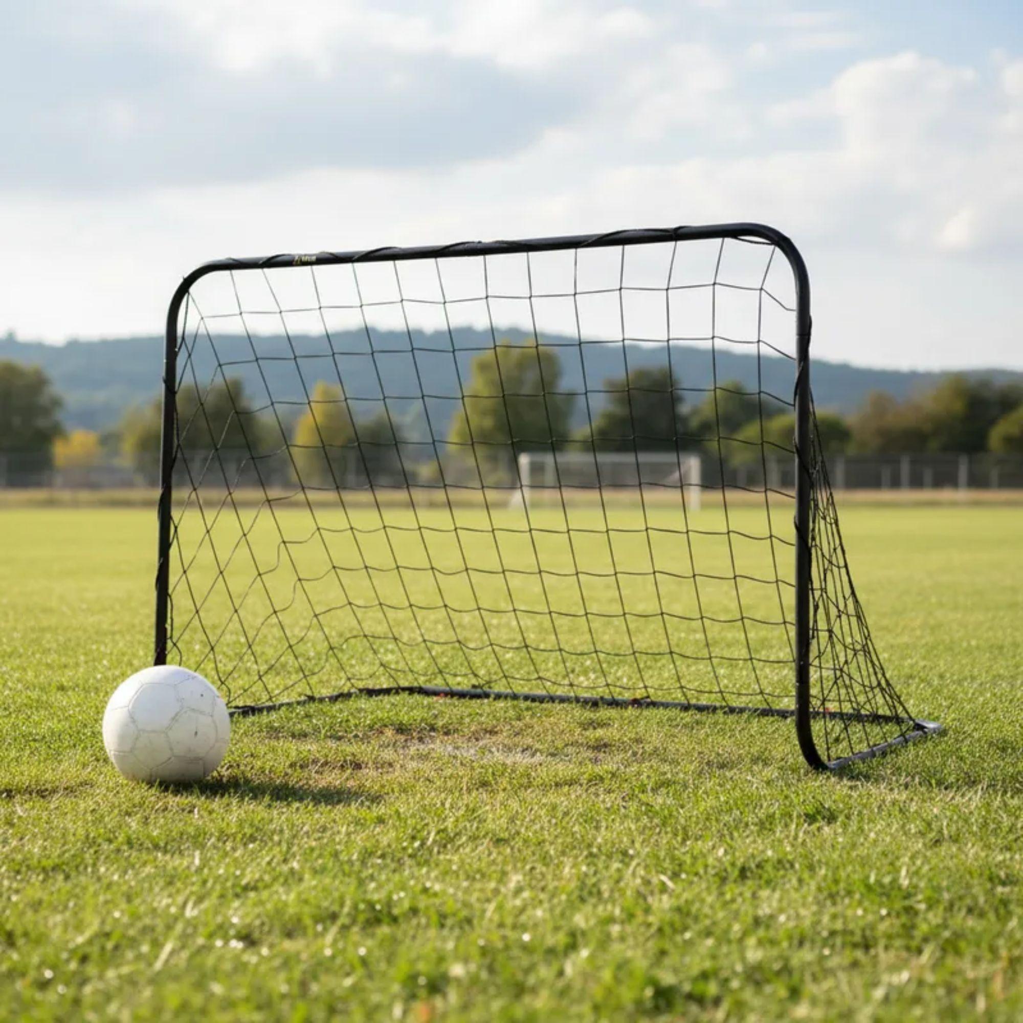 Arco De Futbol Armable Train Con Red Y Estacas 122x91x61cm-3