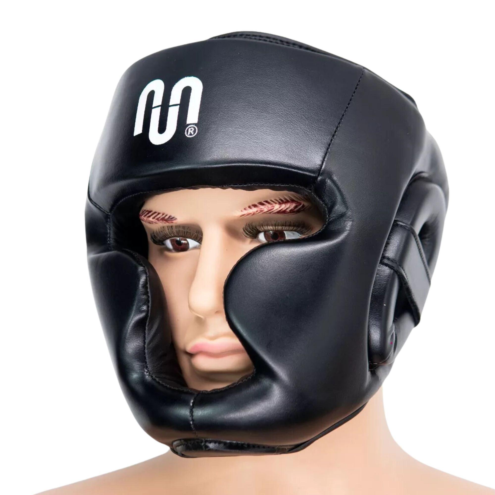 Cabezal Casco Protector Pomulos Menton Boxeo Mma Muuk-2