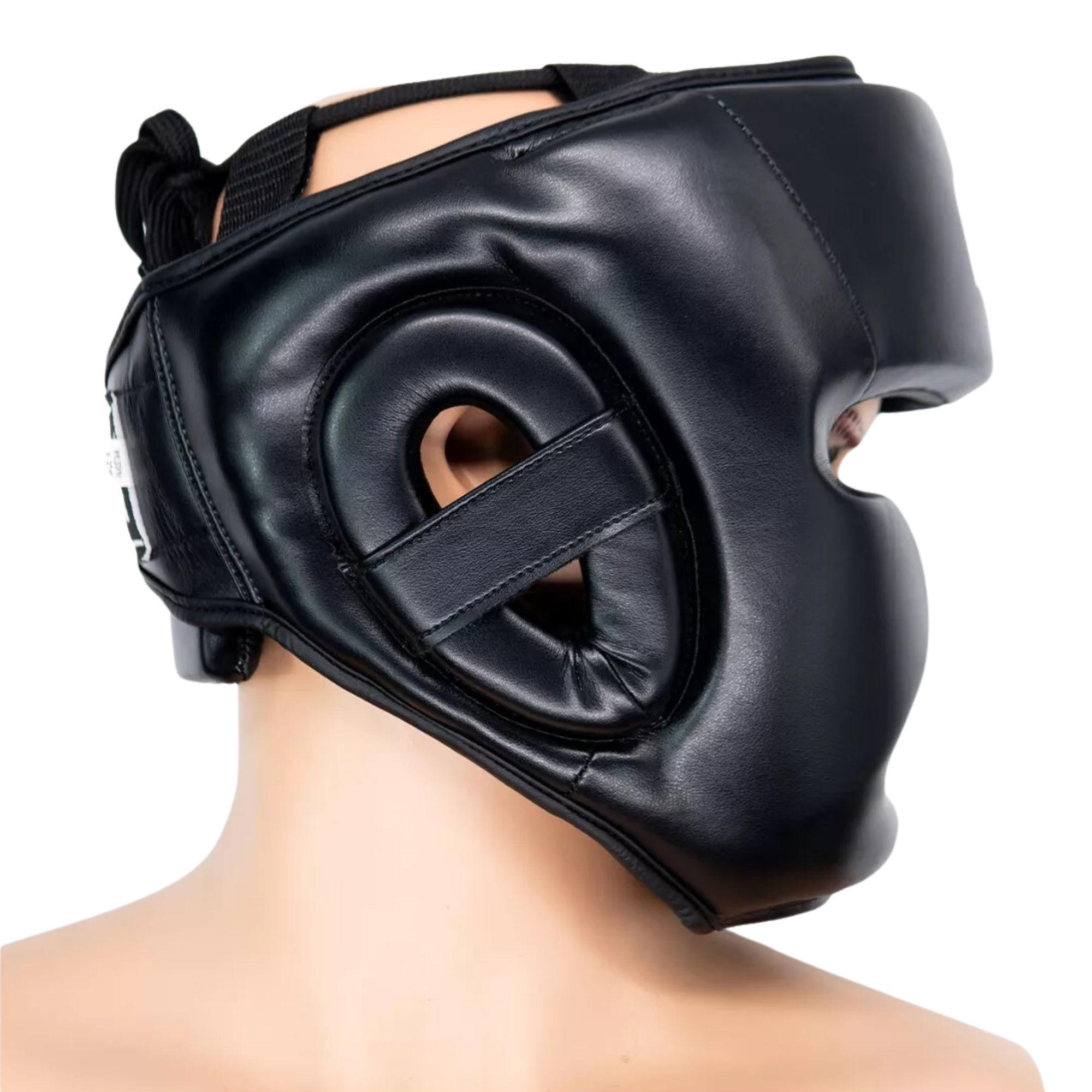 Cabezal Casco Protector Pomulos Menton Boxeo Mma Muuk-4