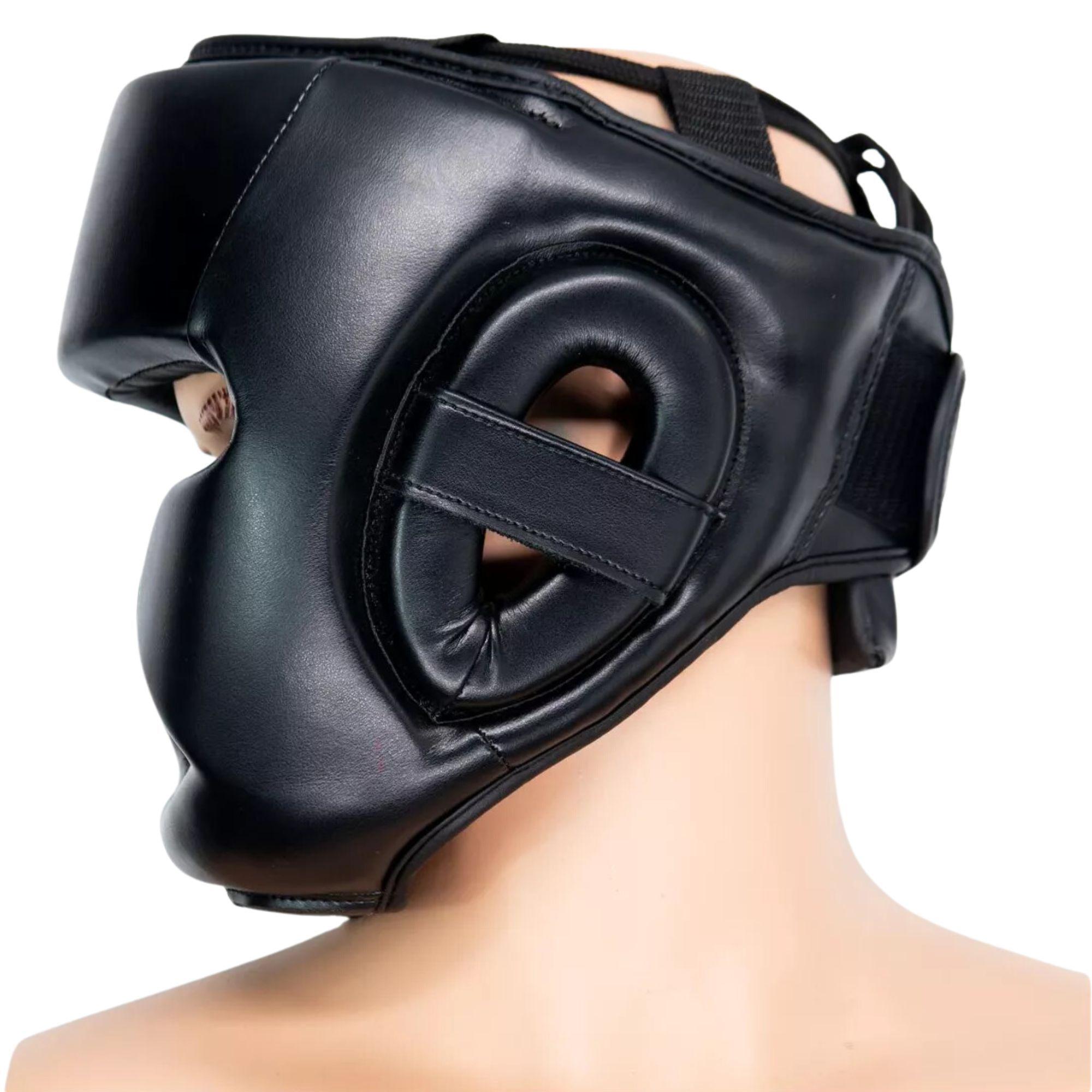 Cabezal Casco Protector Pomulos Menton Boxeo Mma Muuk-5
