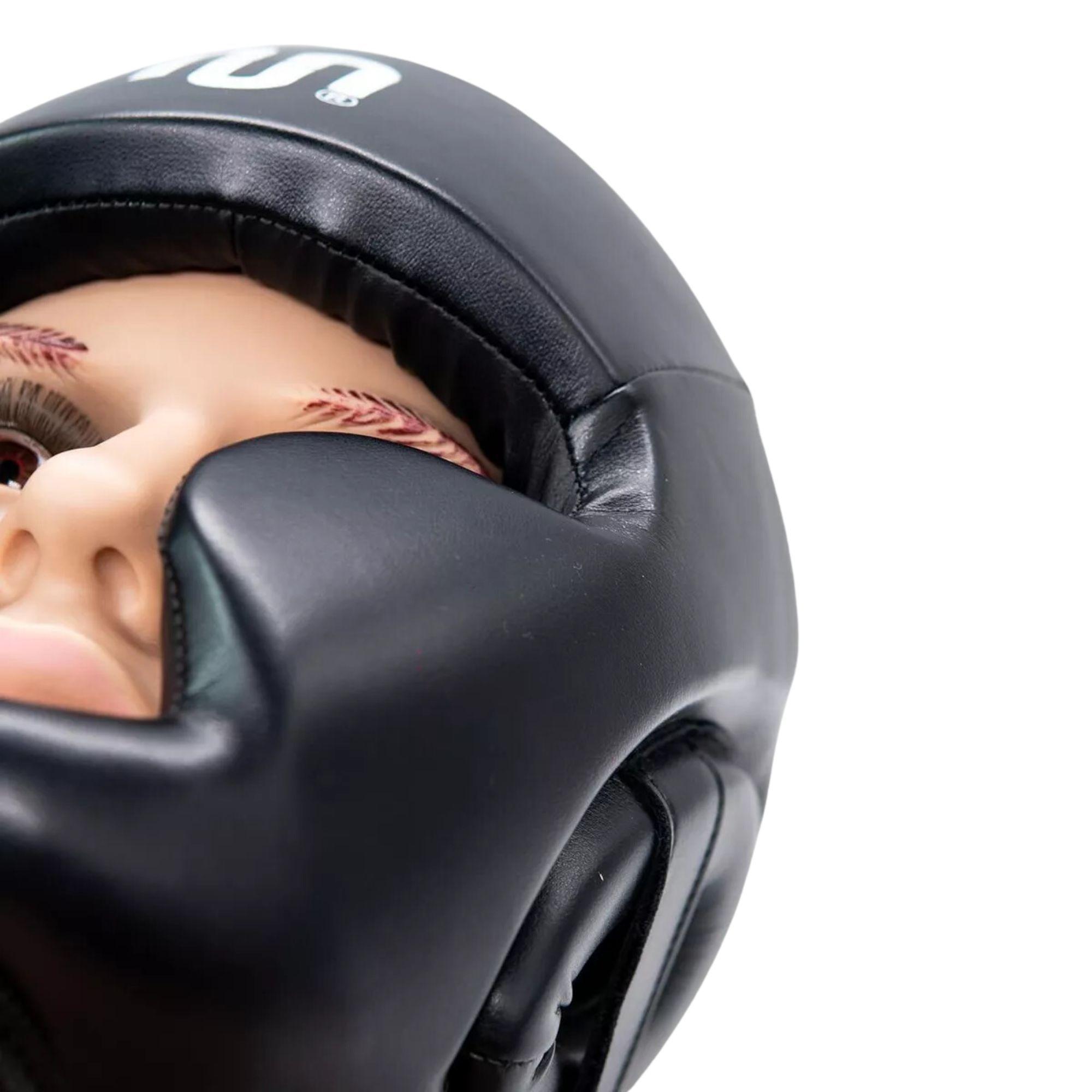 Cabezal Casco Protector Pomulos Menton Boxeo Mma Muuk-8