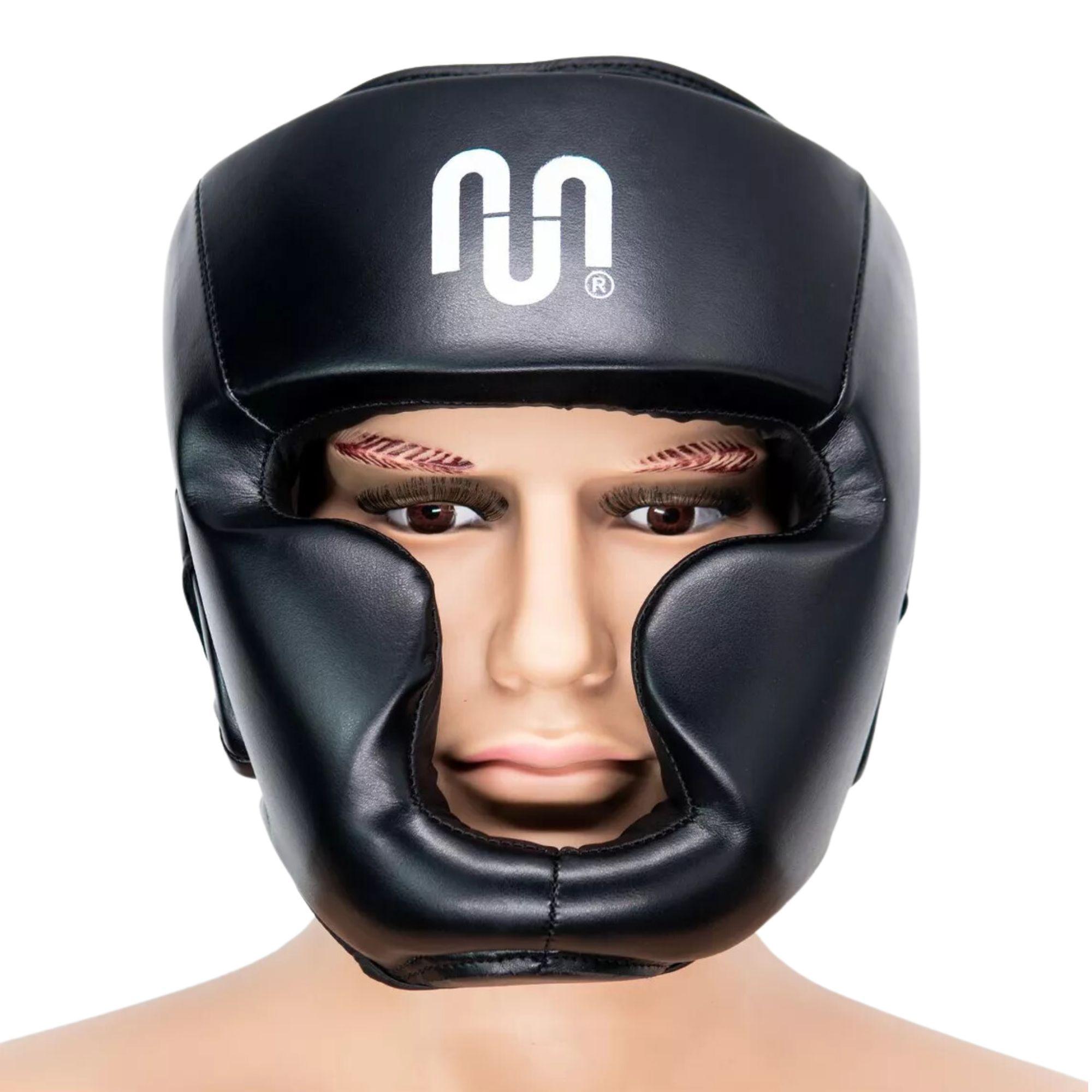 Cabezal Casco Protector Pomulos Menton Boxeo Mma Muuk-1