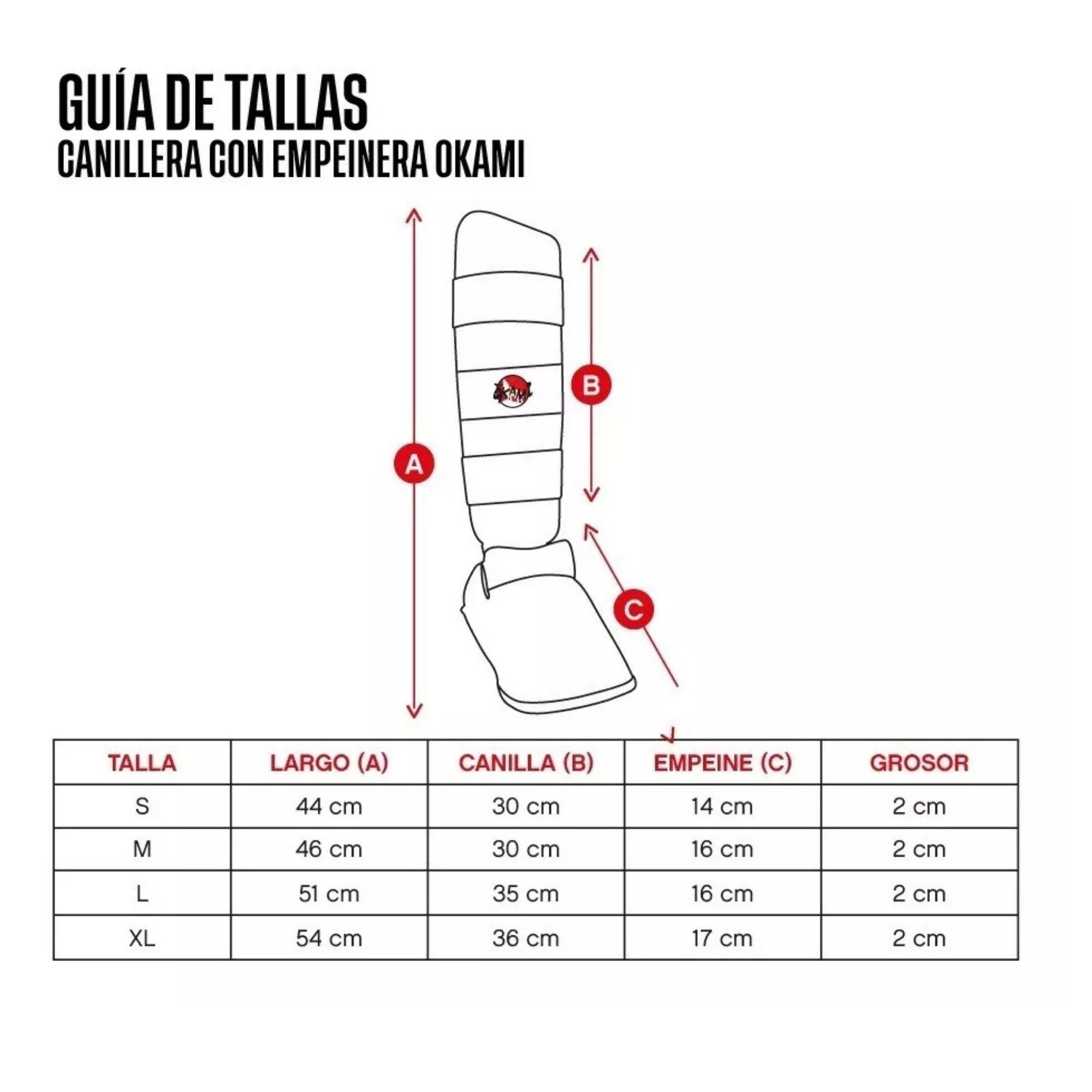 Canillera Con Empeinera Pro Kickboxing Artes Marciales-2