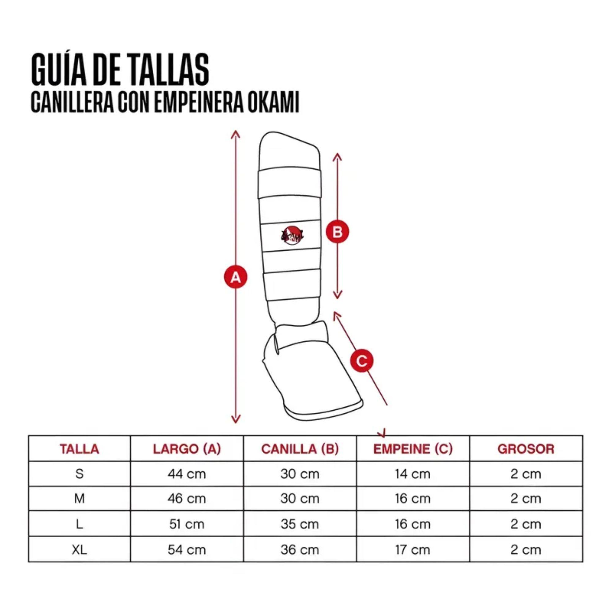 Canillera Con Empeinera Pro Kickboxing Artes Marciales-2