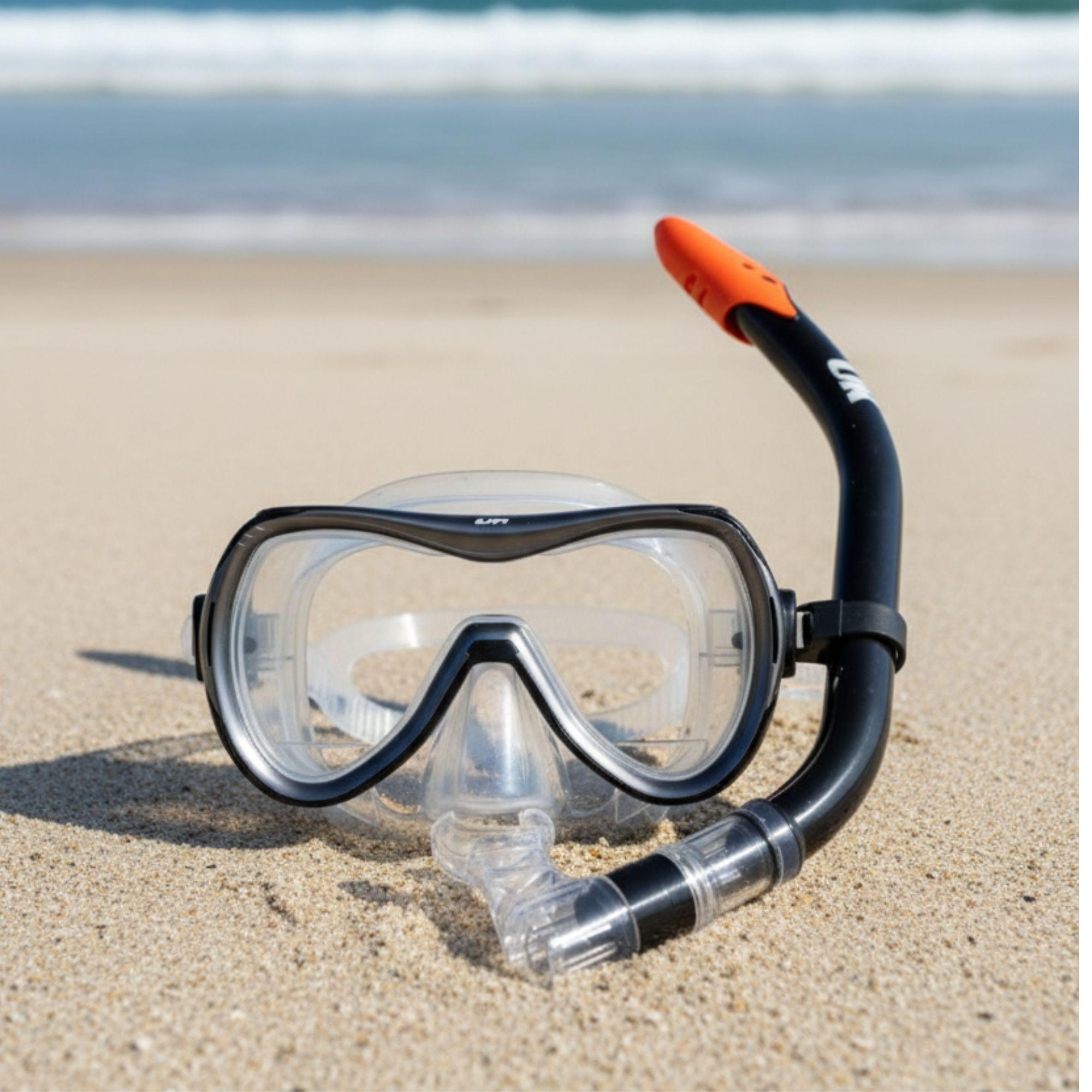 Set Máscara Buceo + Snorkel Junior Uktime-6