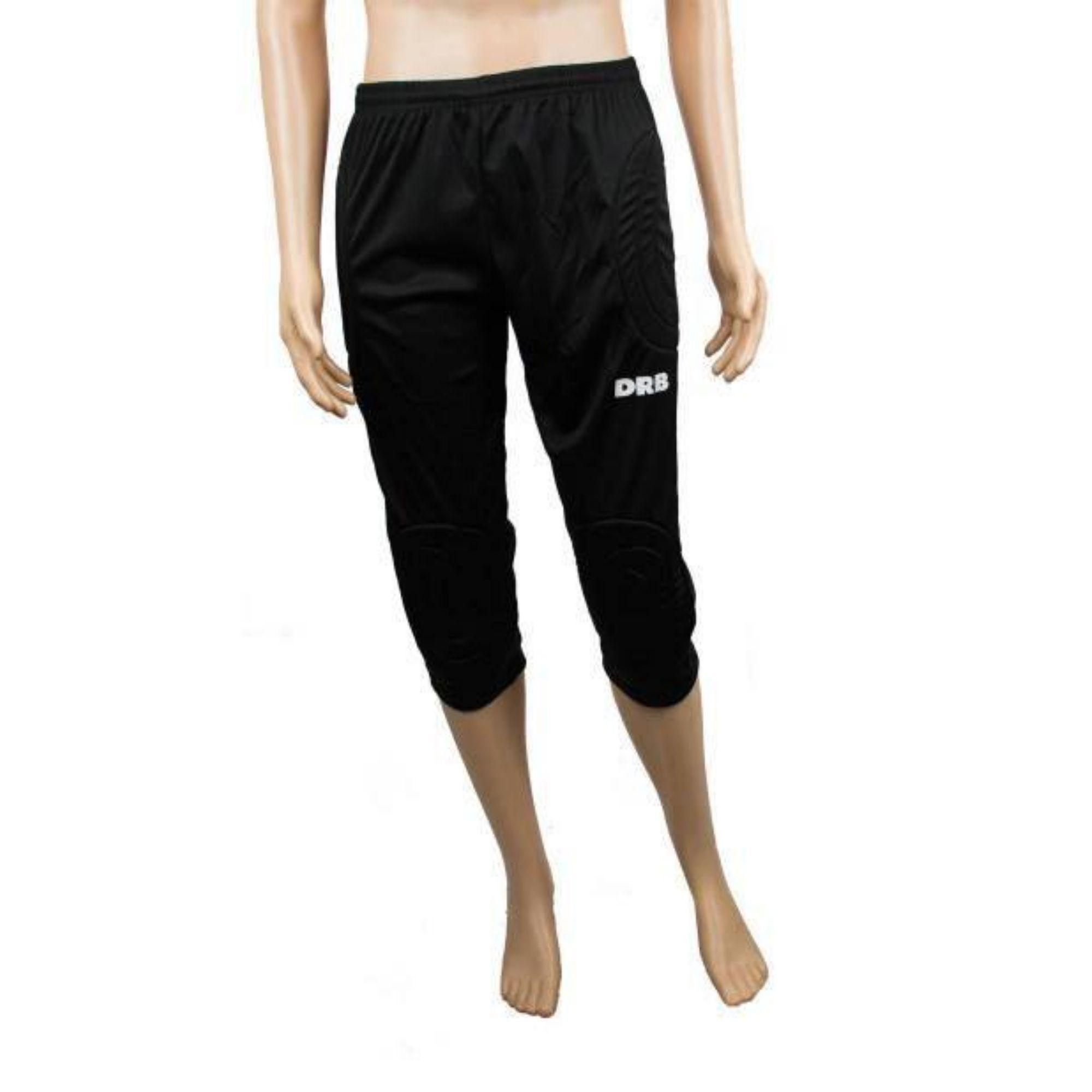 Pantalon Arquero 3/4 Drb Negro Buzo Con Proteccion-0