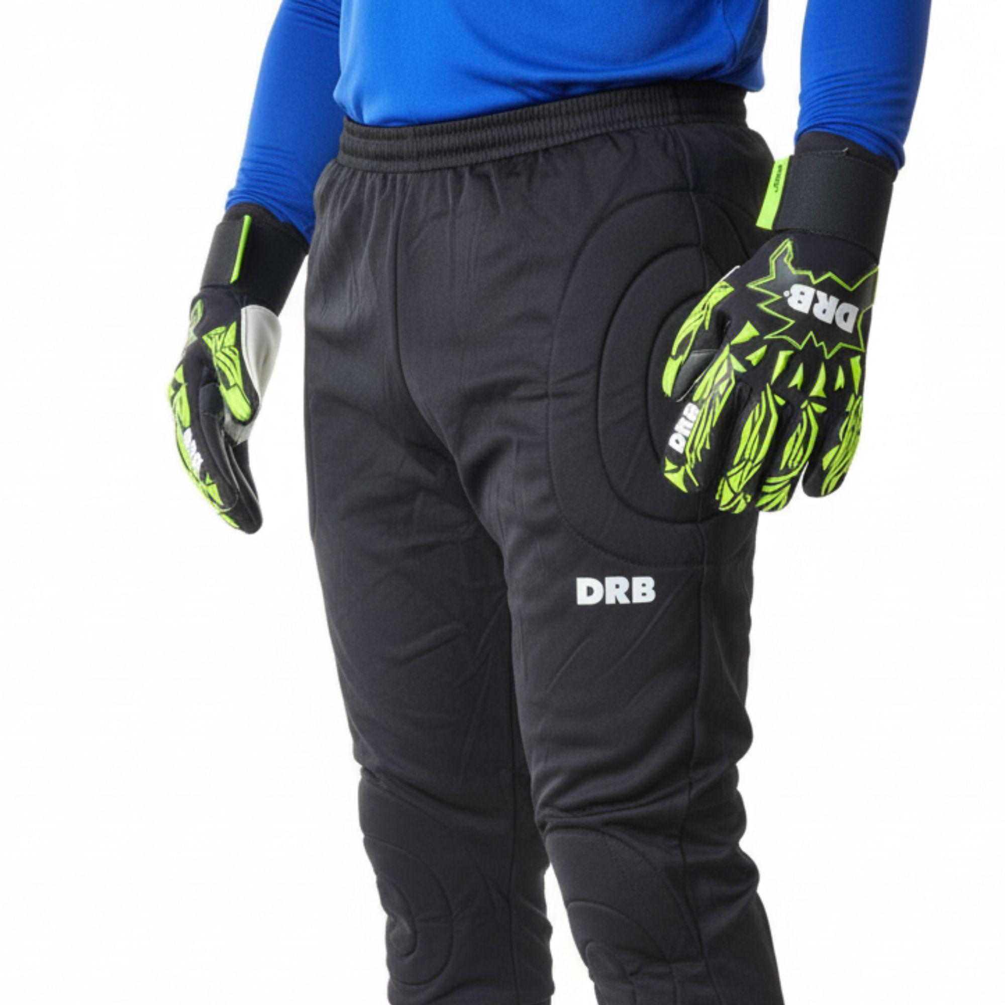 Pantalon Arquero 3/4 Drb Negro Buzo Con Proteccion-3