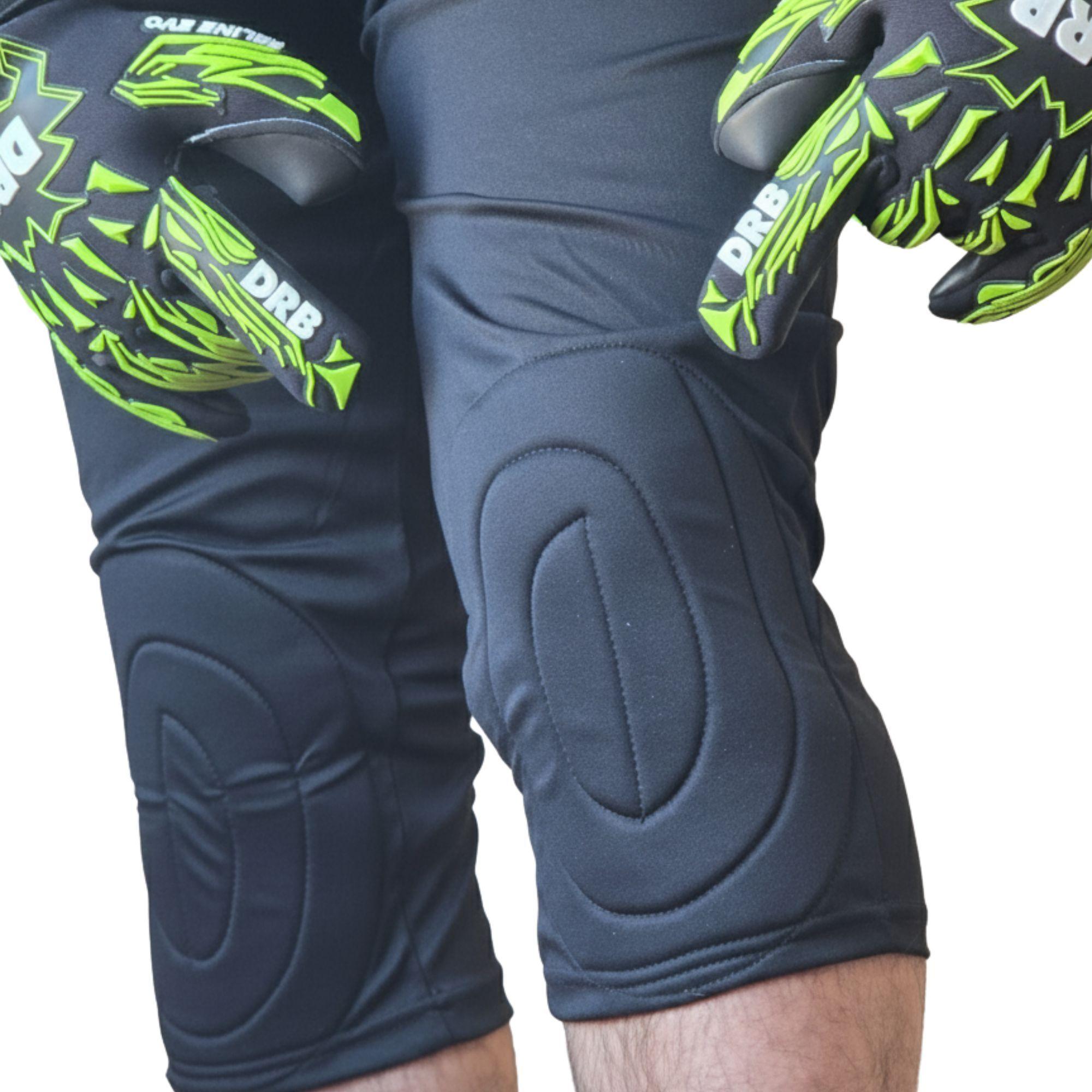 Pantalon Arquero 3/4 Drb Negro Buzo Con Proteccion-4