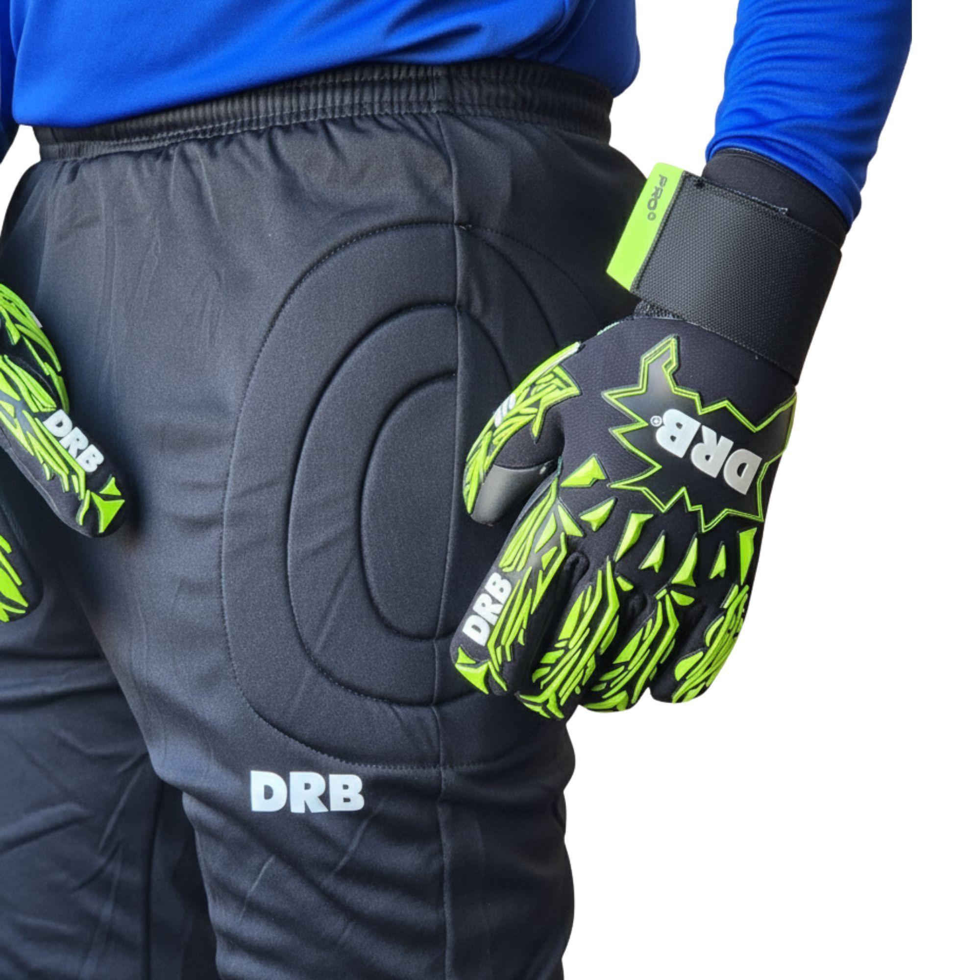 Pantalon Arquero 3/4 Drb Negro Buzo Con Proteccion-5