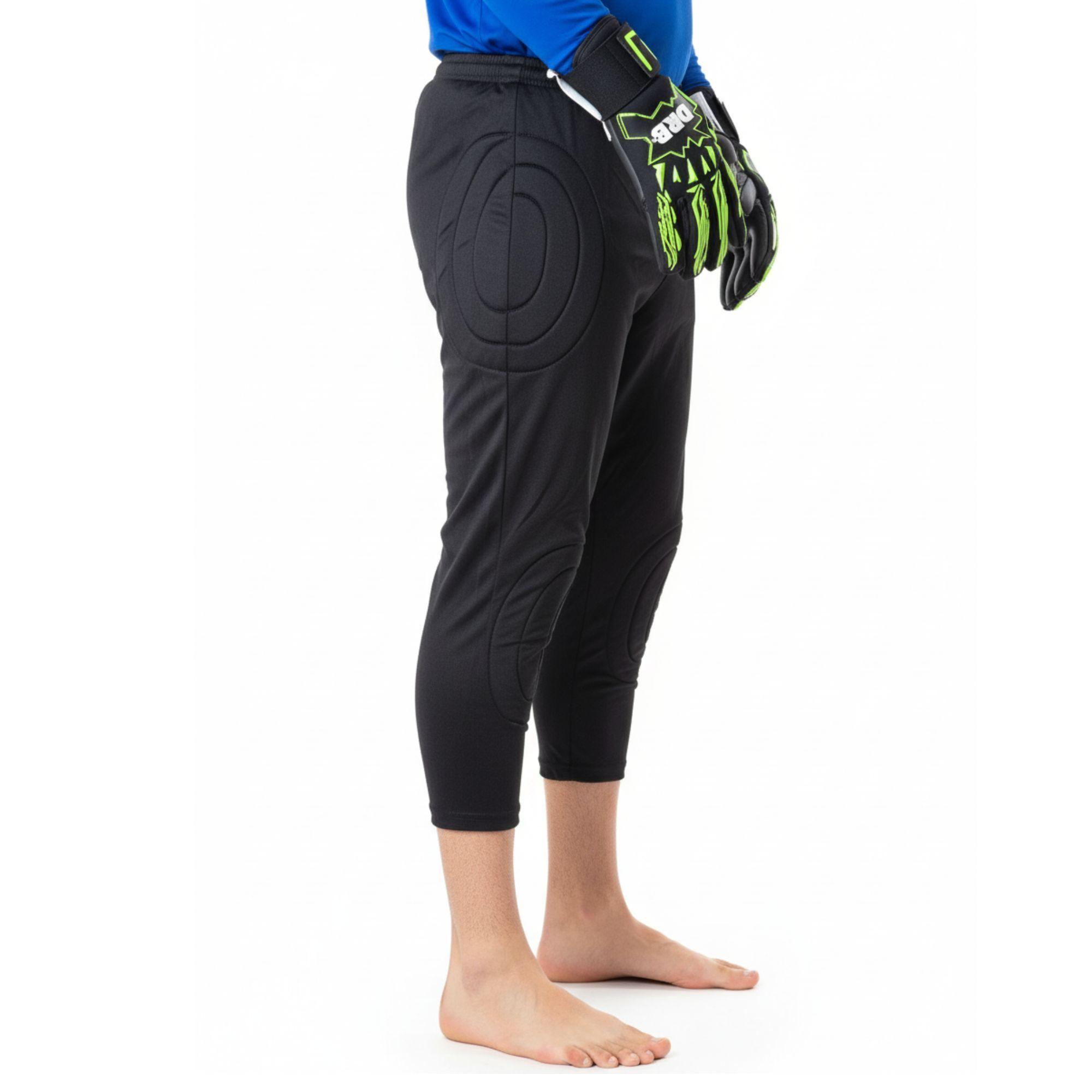 Pantalon Arquero 3/4 Drb Negro Buzo Con Proteccion-7