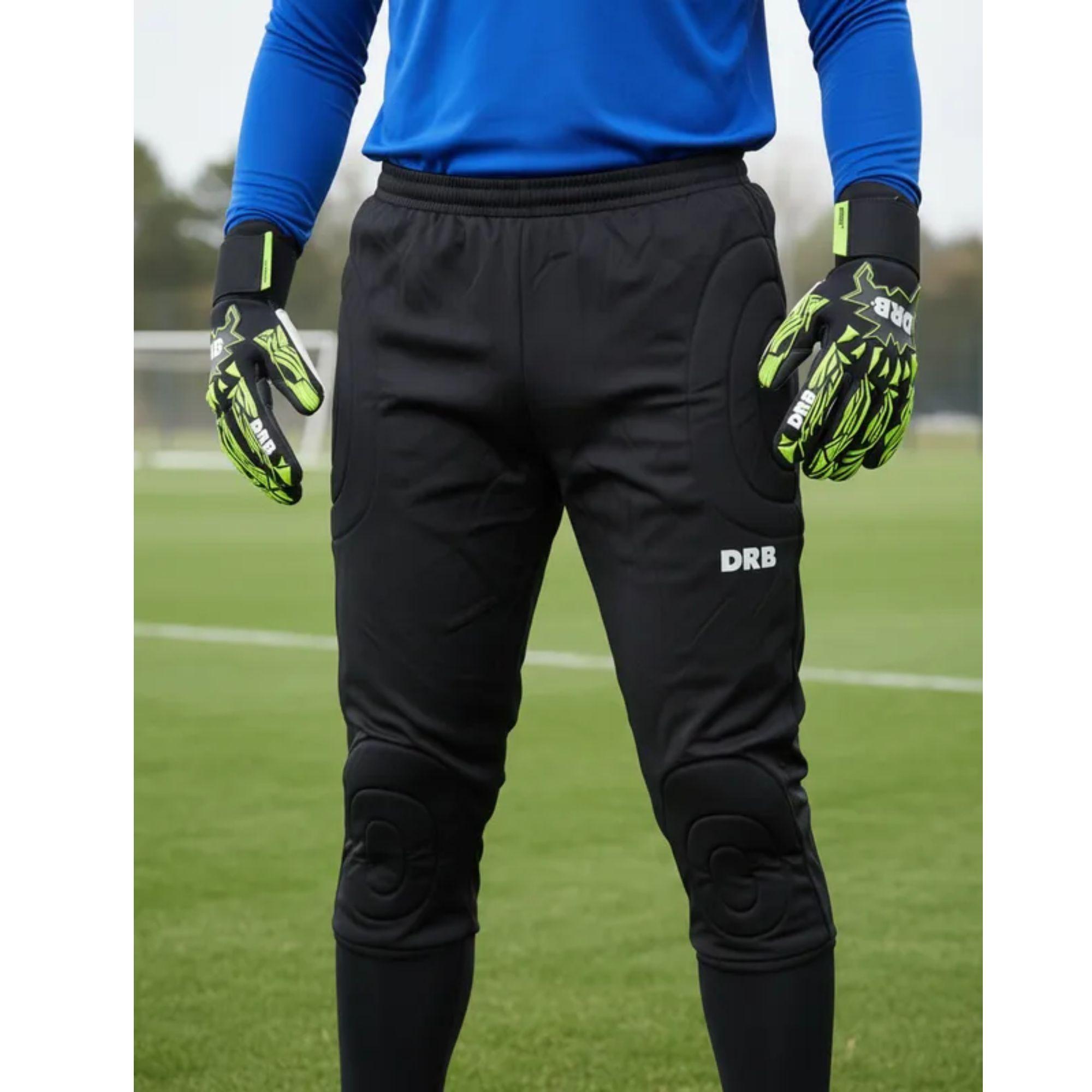 Pantalon Arquero 3/4 Drb Negro Buzo Con Proteccion-7