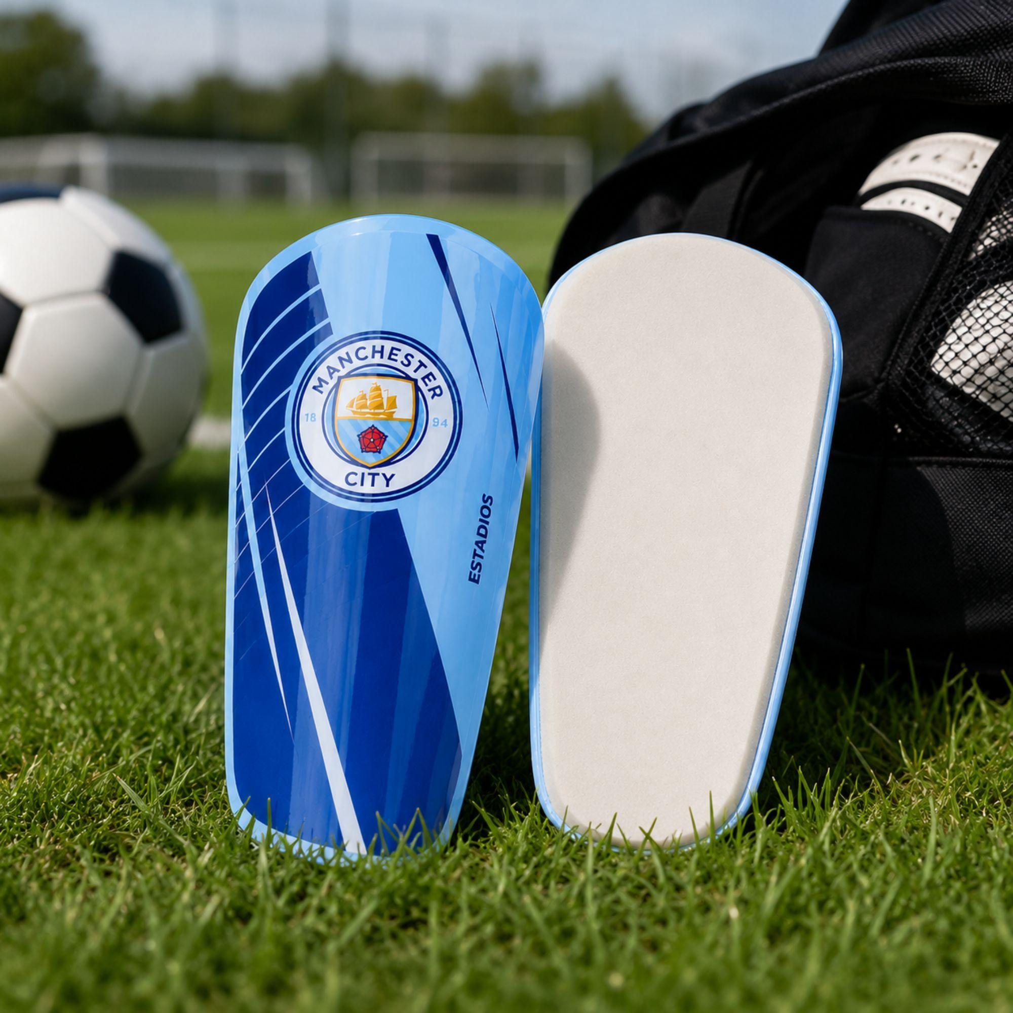 Canilleras Futbol Manchester City DRB Licencia Oficial-4