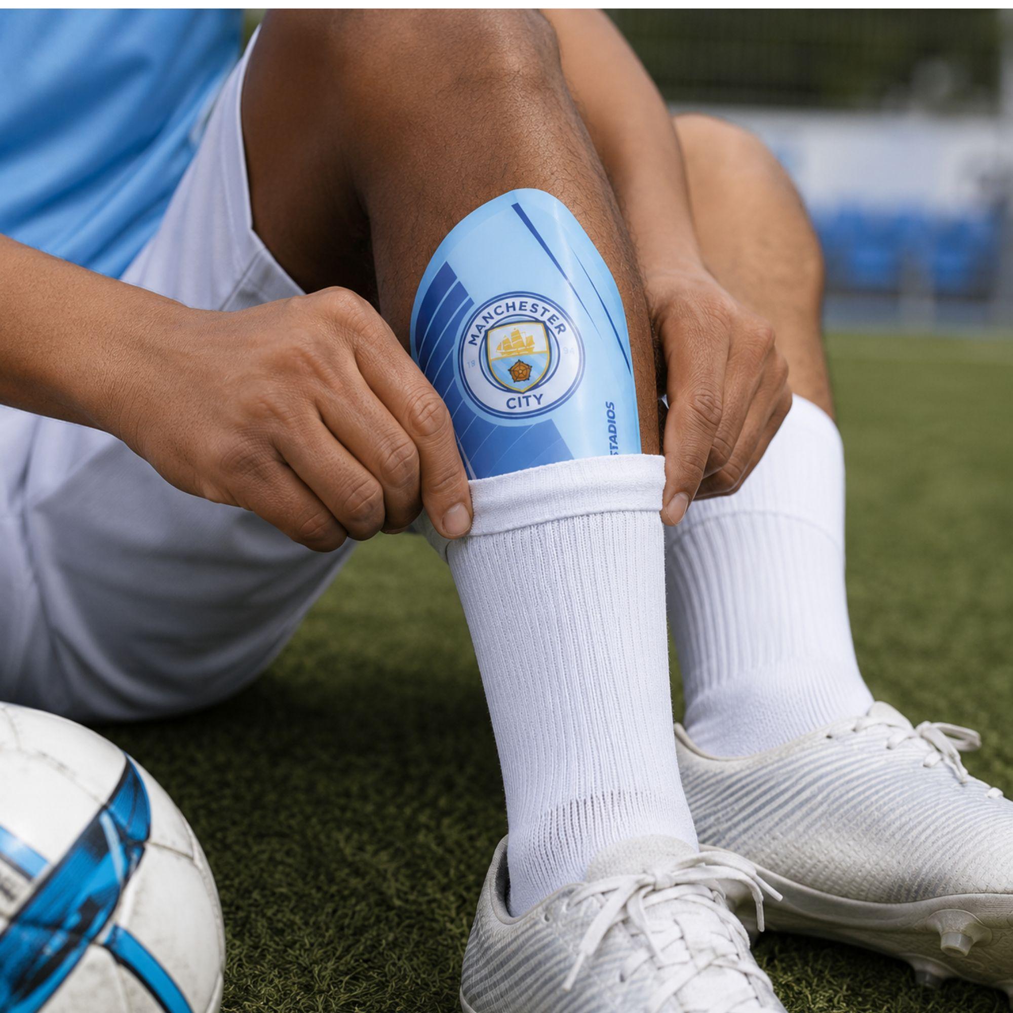 Canilleras Futbol Manchester City DRB Licencia Oficial-6