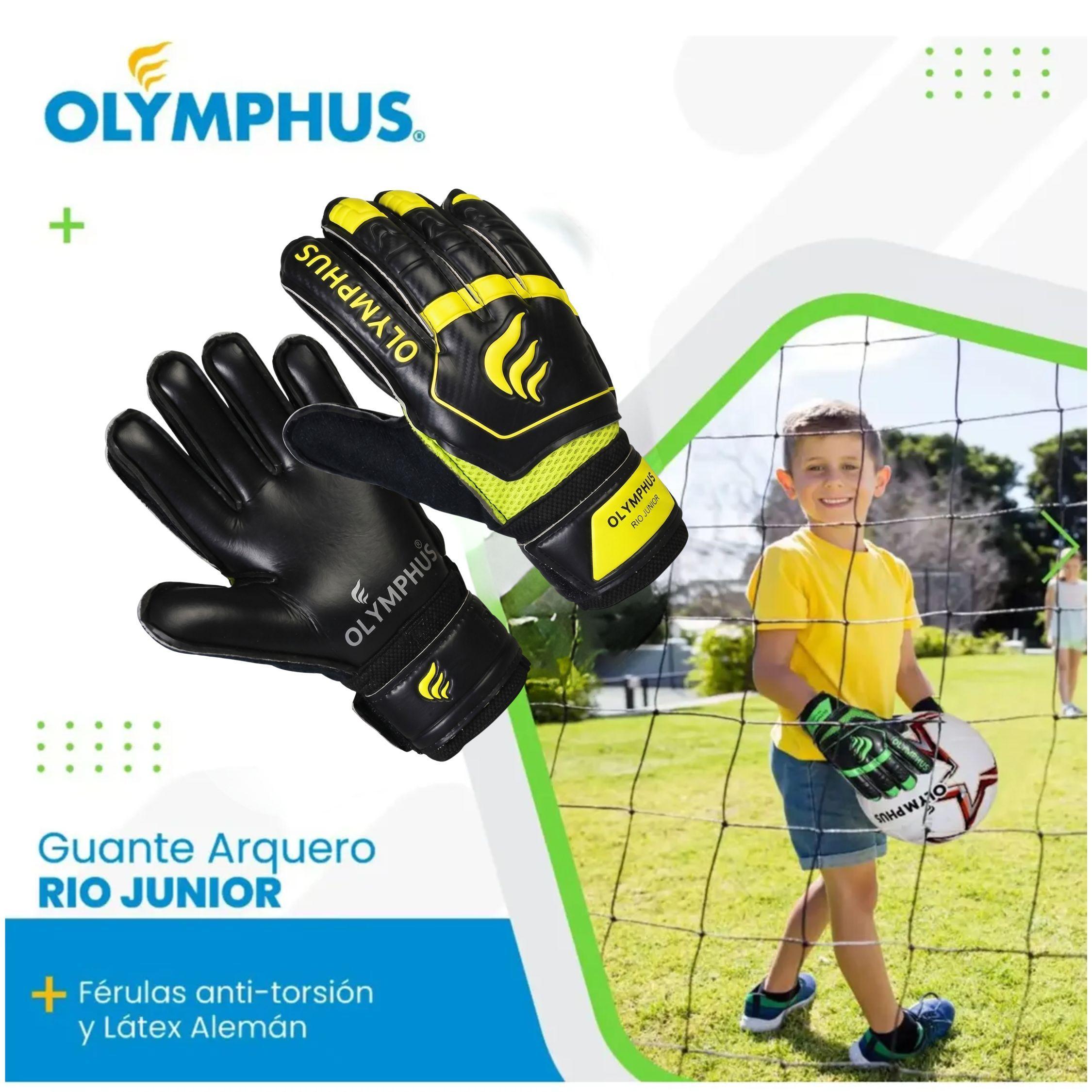 Guantes Arquero Portero Infantil Con Ferulas Rio Olymphus-3