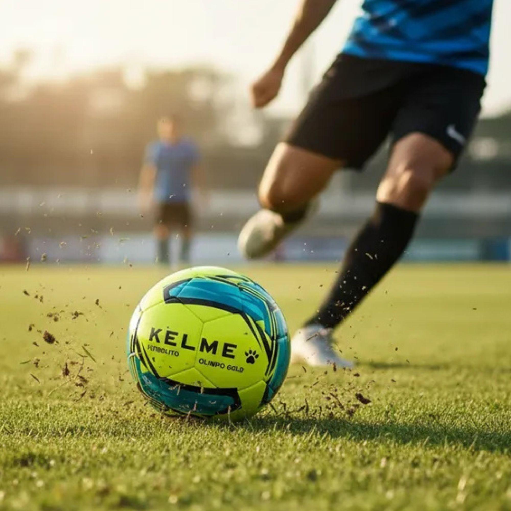 Balón Futbolito Olimpo Gold N°4 Kelme Cosido a Mano-6