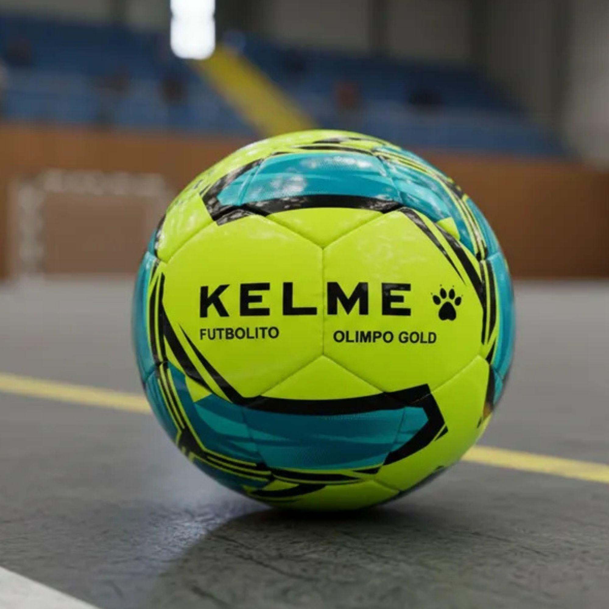 Balón Futbolito Olimpo Gold N°4 Kelme Cosido a Mano-8