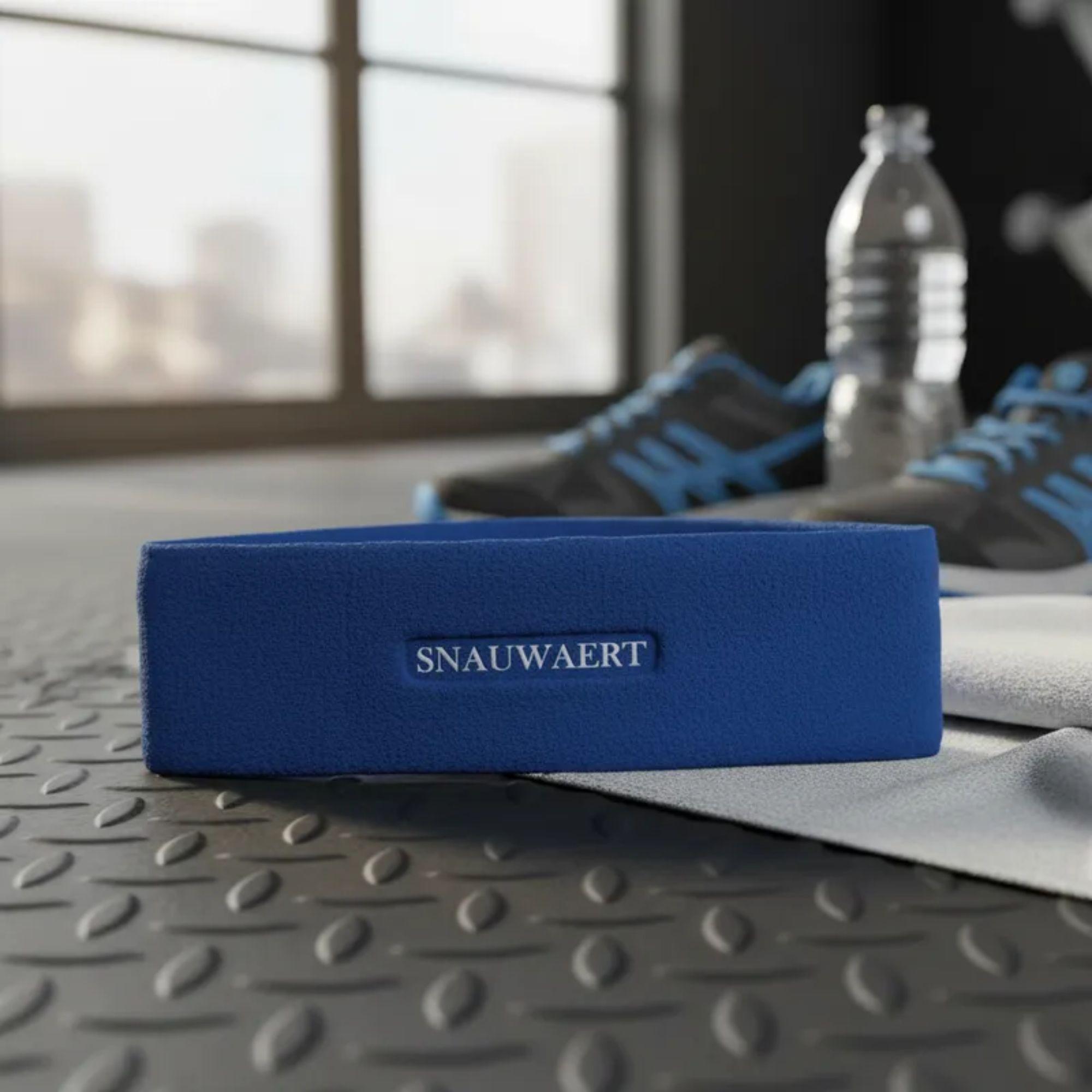 Cintillo Deportivo Elasticado Azul-7