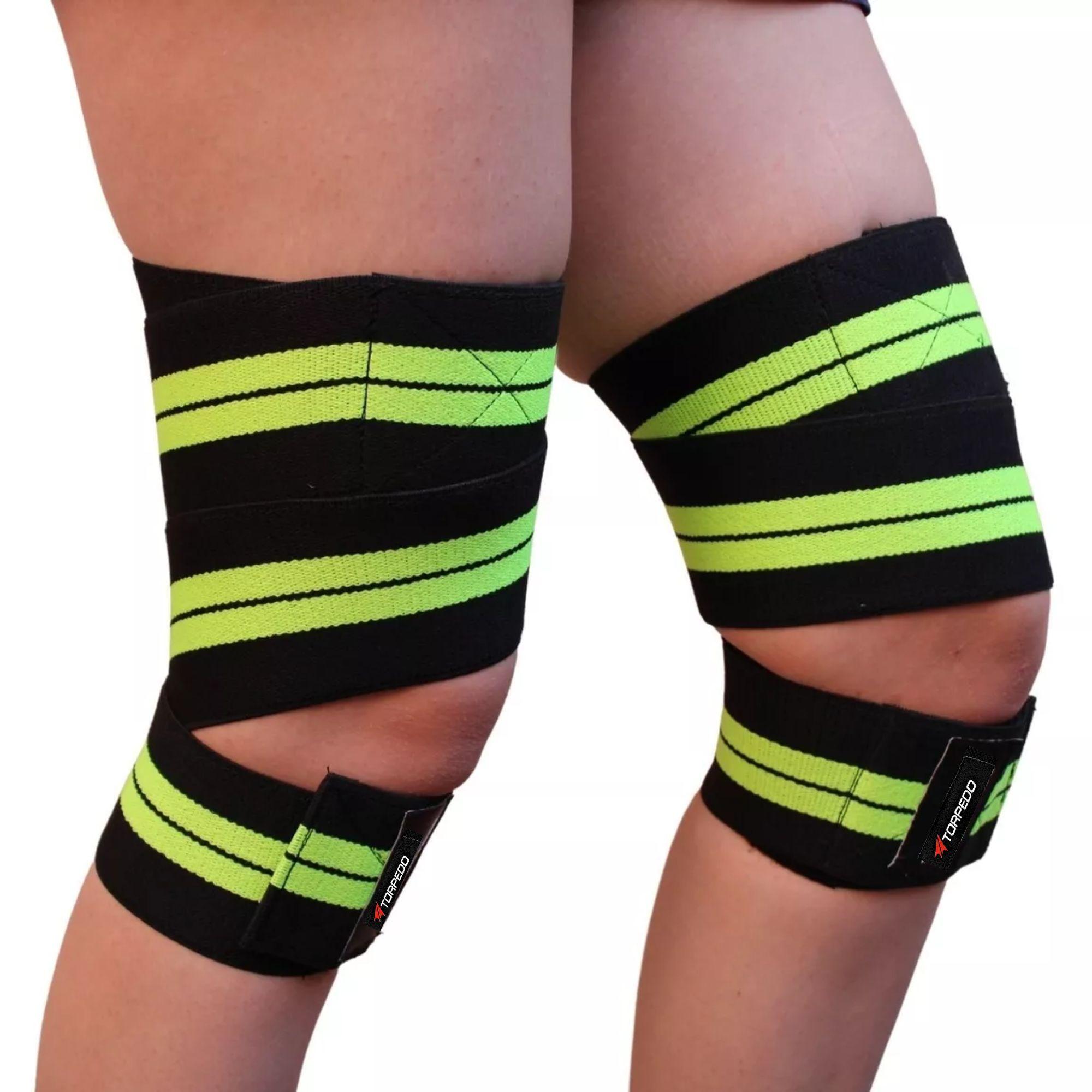 Par Vendas Rodilleras Deportivas Entrenamiento Crossfit Gym-2