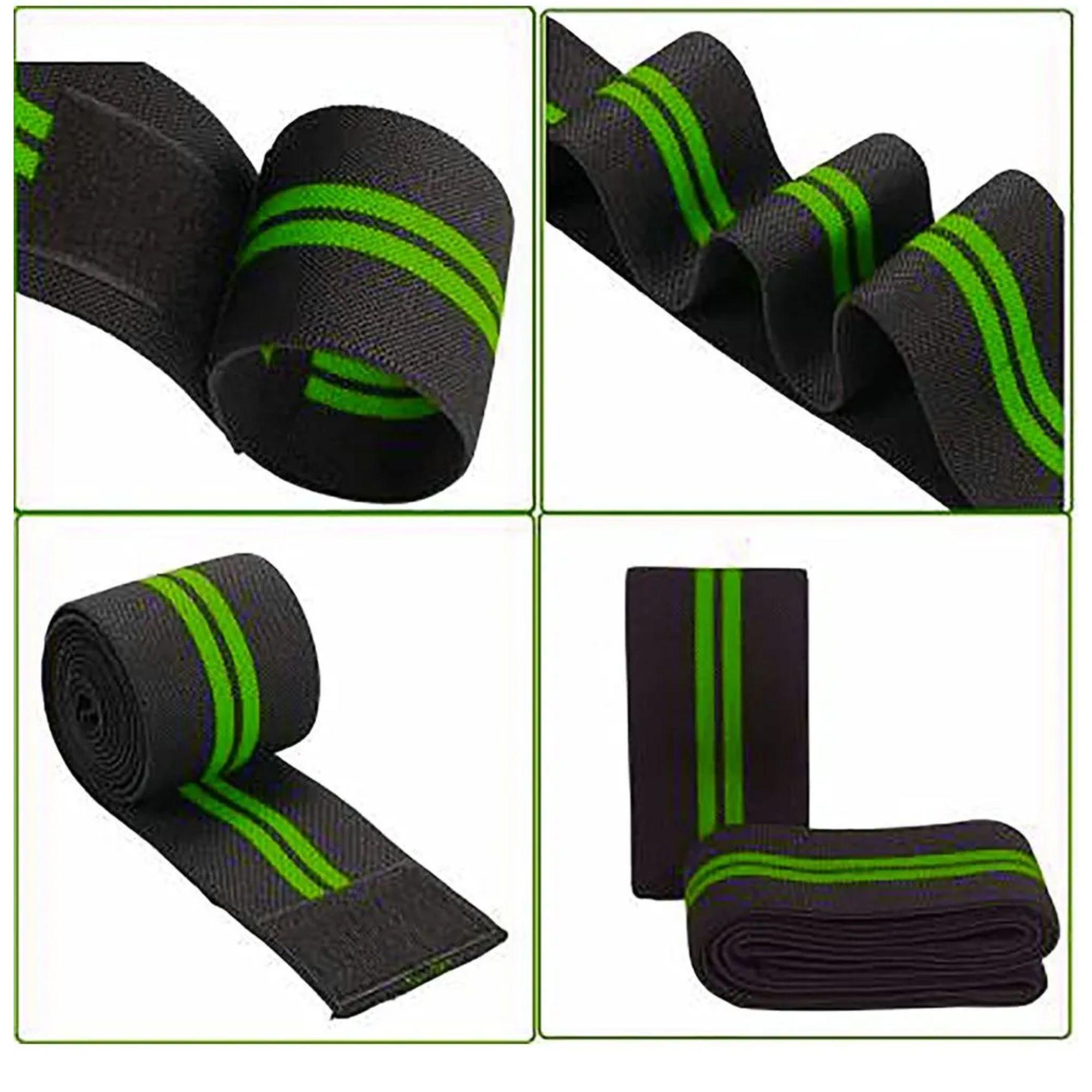 Par Vendas Rodilleras Deportivas Entrenamiento Crossfit Gym-3