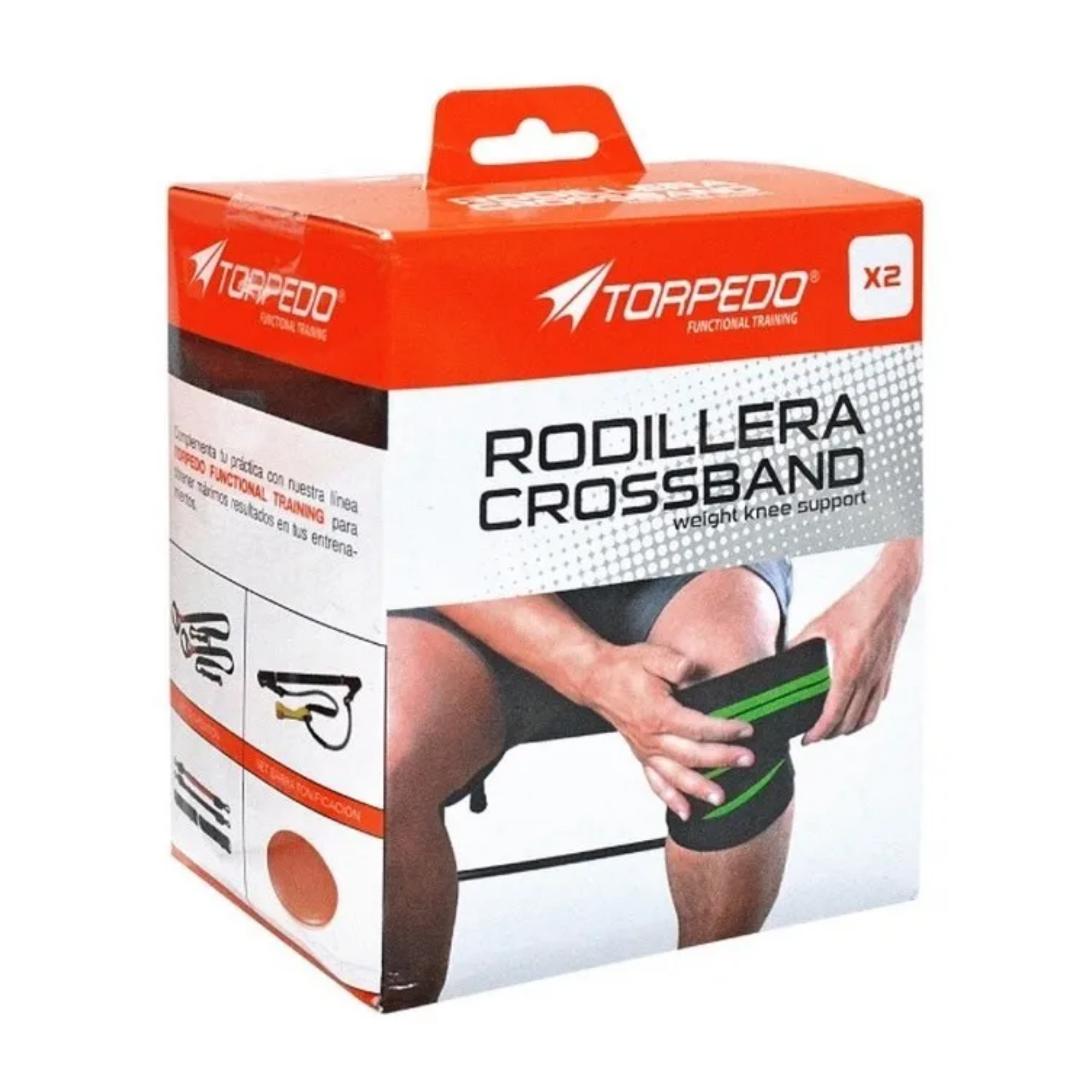 Par Vendas Rodilleras Deportivas Entrenamiento Crossfit Gym-3