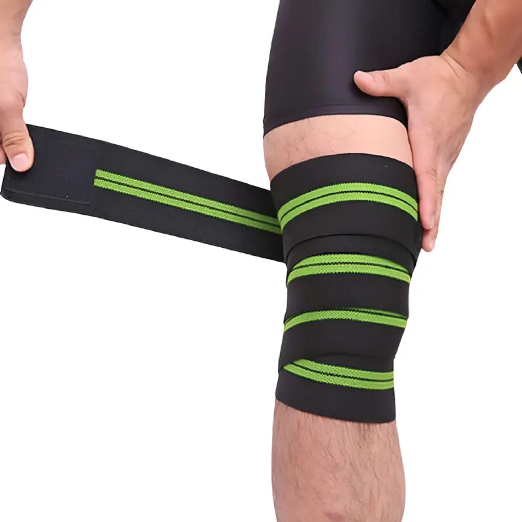 Par Vendas Rodilleras Deportivas Entrenamiento Crossfit Gym-2