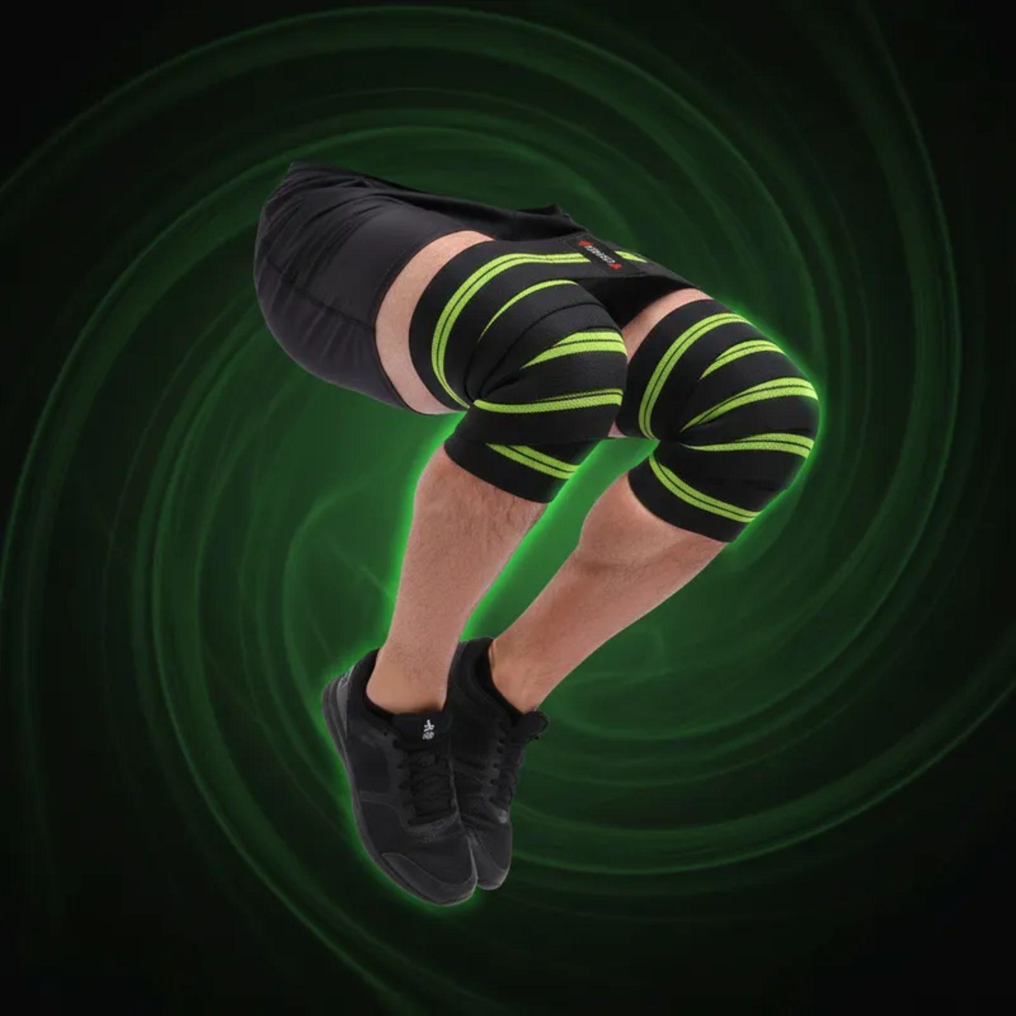 Par Vendas Rodilleras Deportivas Entrenamiento Crossfit Gym-3