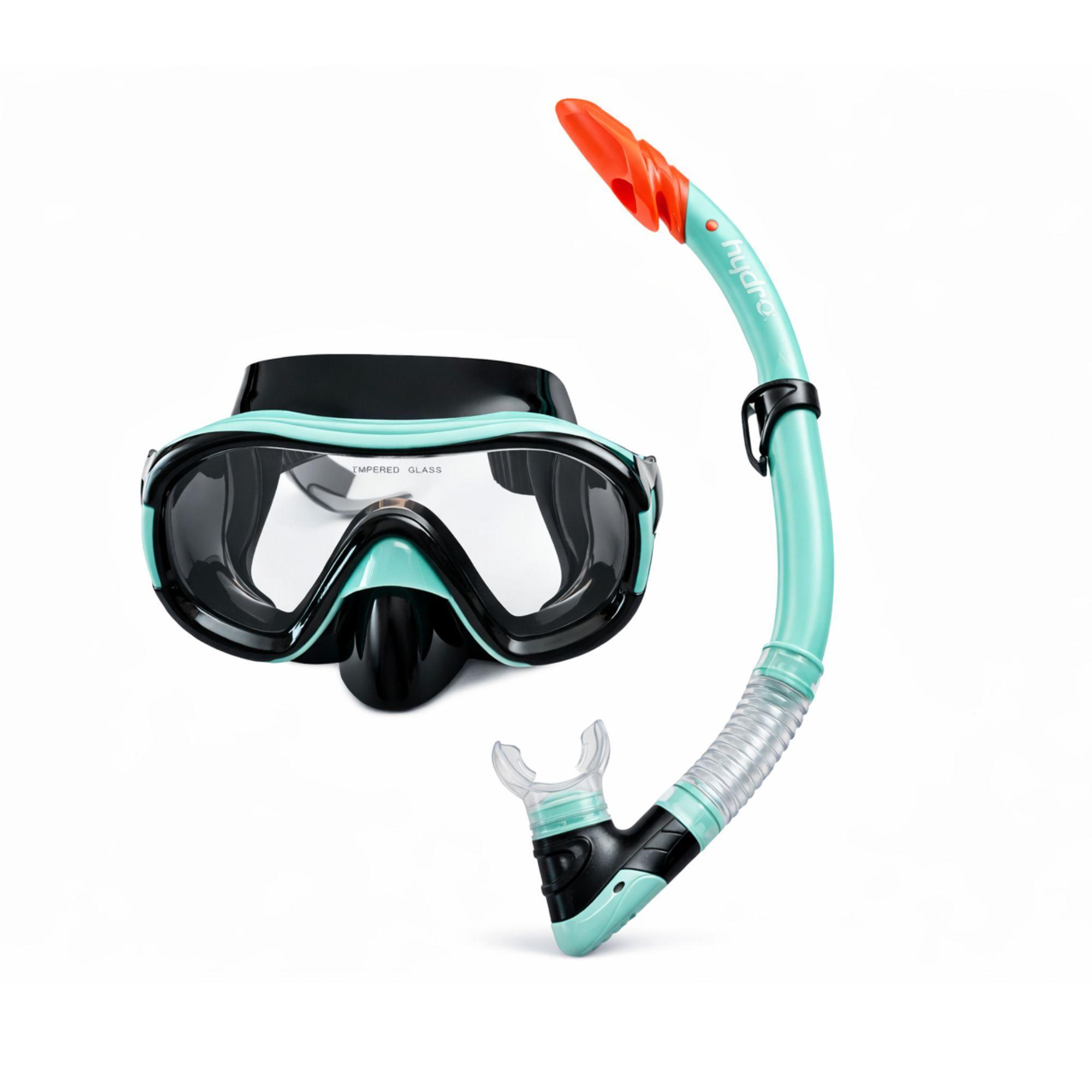 Set Máscara Buceo + Snorkel Adulto Hydro®-0