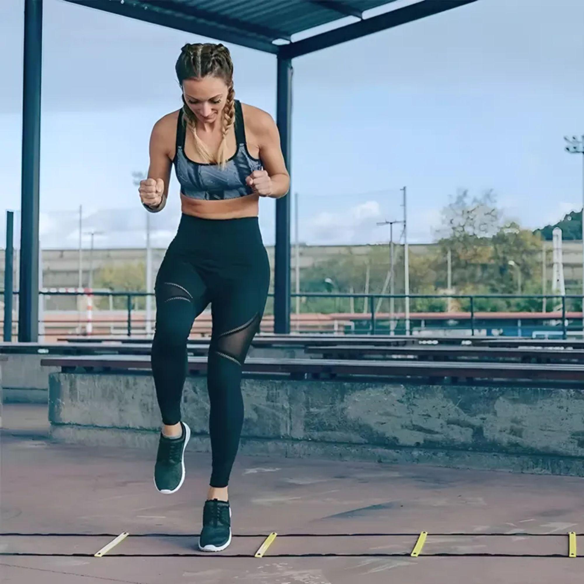 Escalera De Coordinación/Agilidad 8 Peldaños 4 MtsTrain-9