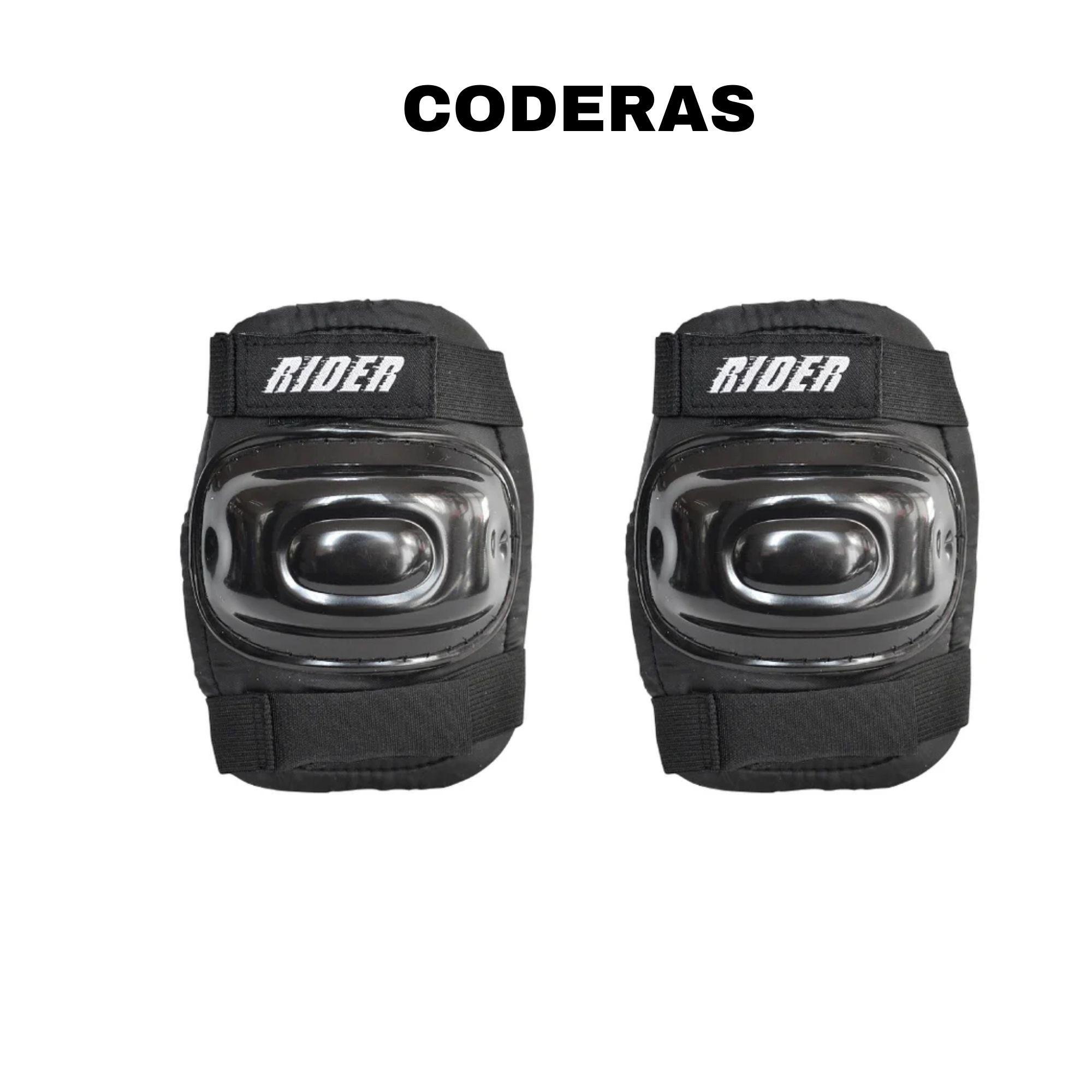 Set De Protección Rodillera Codera Muñequera Skate Patines-3