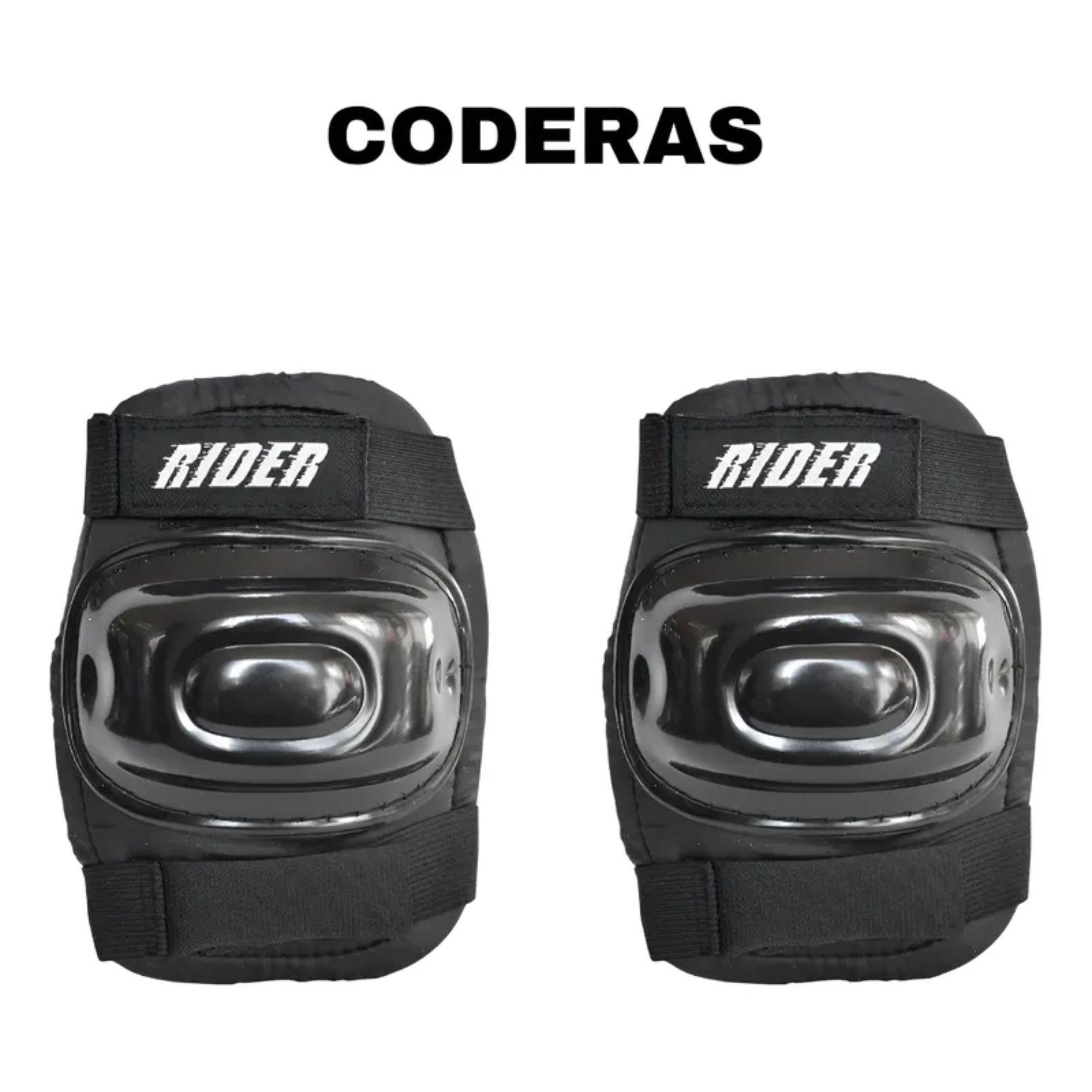 Set De Protección Rodillera Codera Muñequera Skate Patines-2