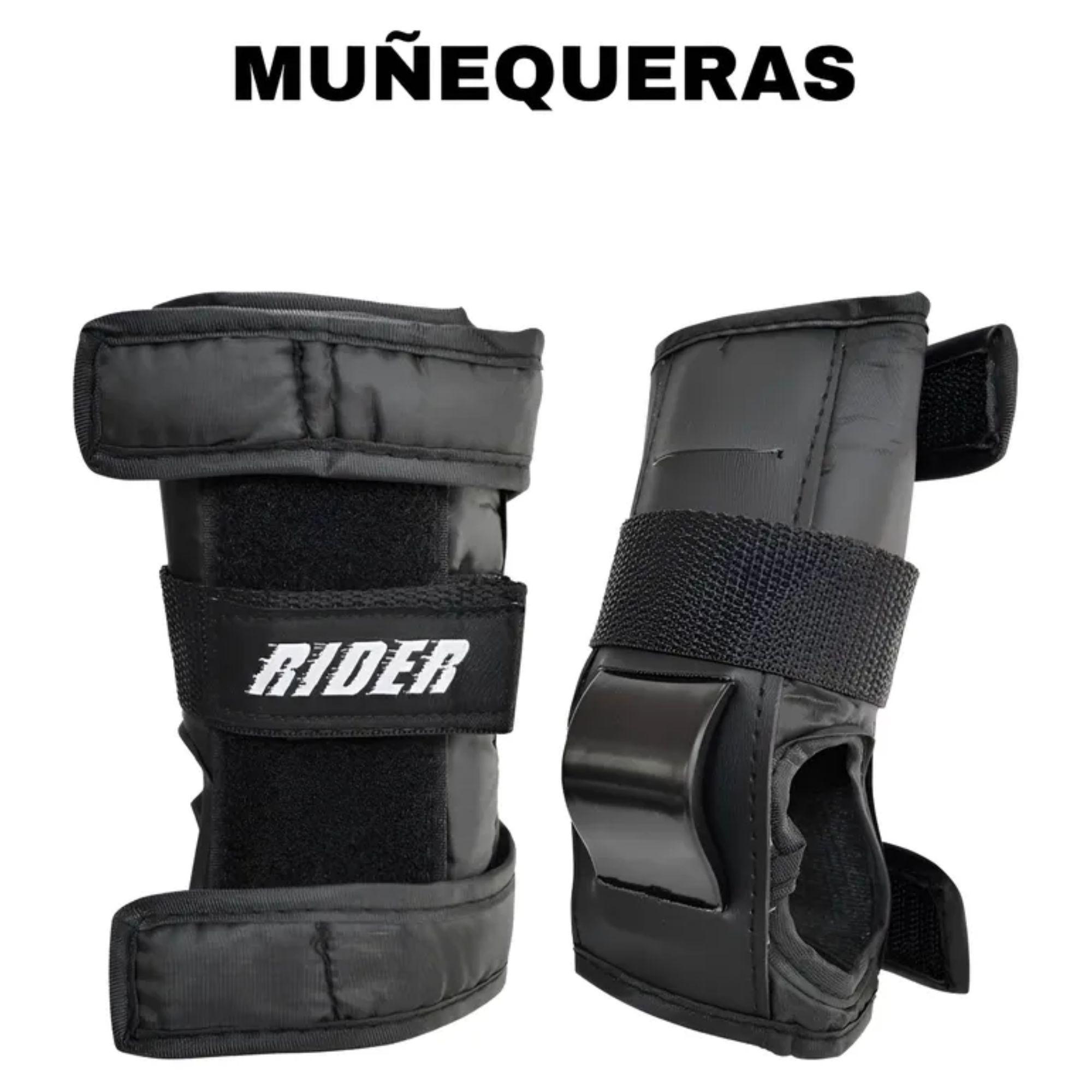 Set De Protección Rodillera Codera Muñequera Skate Patines-3