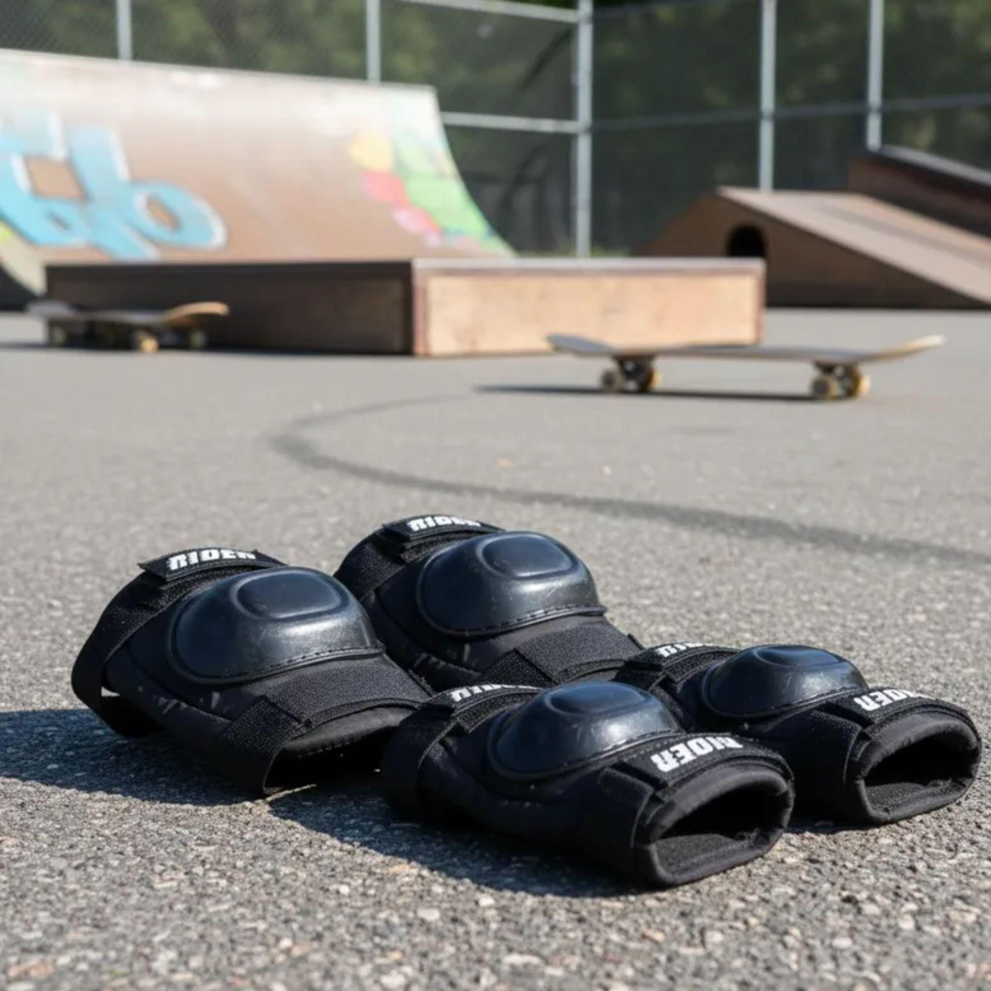 Set De Protección Rodillera Codera Muñequera Skate Patines-7