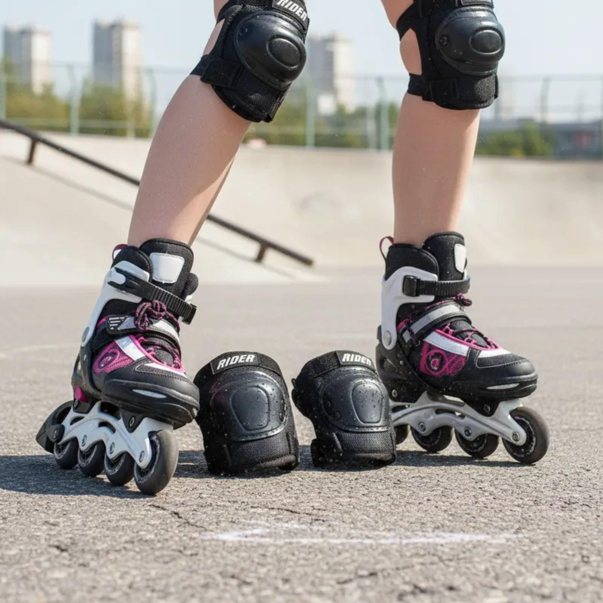 Set De Protección Rodillera Codera Muñequera Skate Patines-9