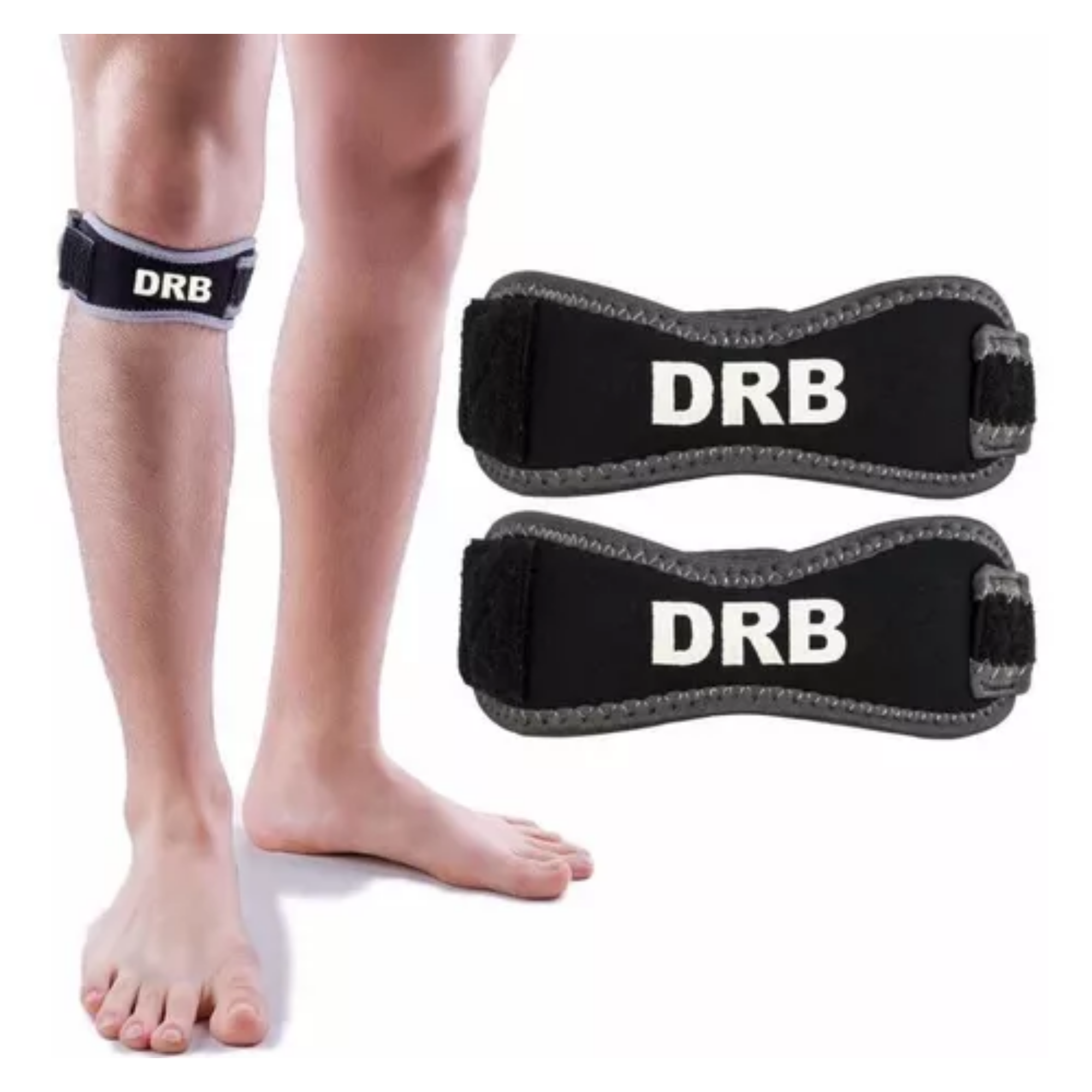 Par 2 Menisqueras Neoprene Soporte Rotuliano Ajustable-1
