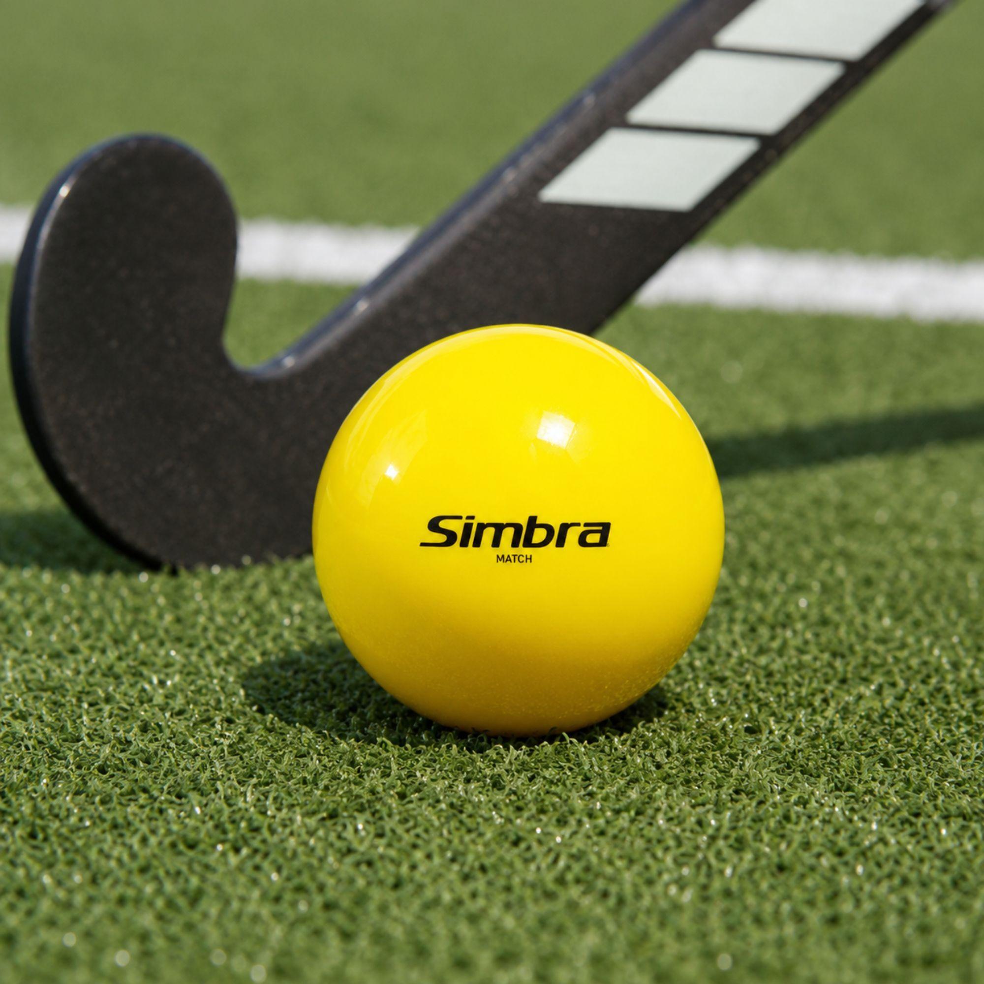 Bocha Hockey Césped PVC Simbra Lisa Alta Visibilidad-2
