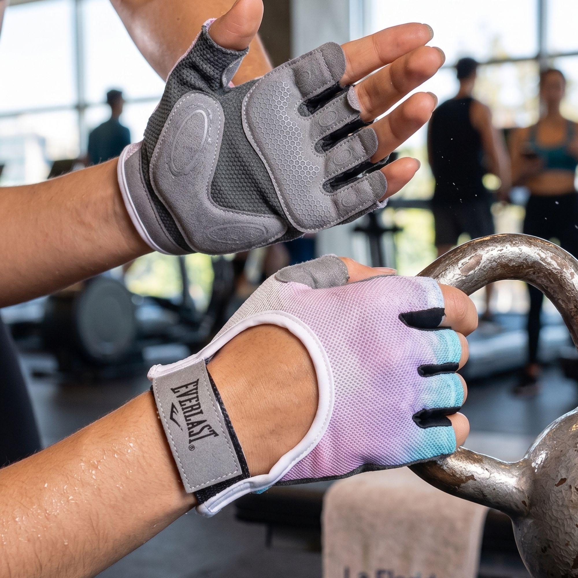 Guantes Fitness Everlast Vip Mujer Entrenamiento Y Pesas-3