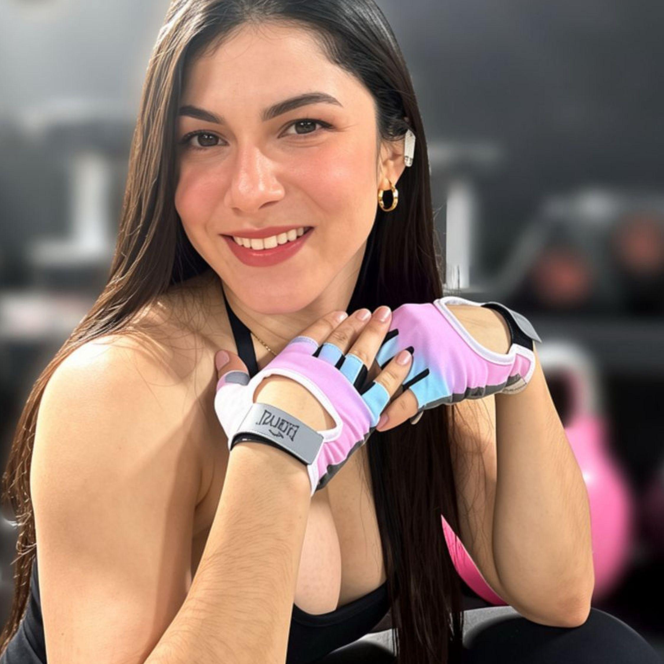 Guantes Fitness Everlast Vip Mujer Gimnasio Pesas-2