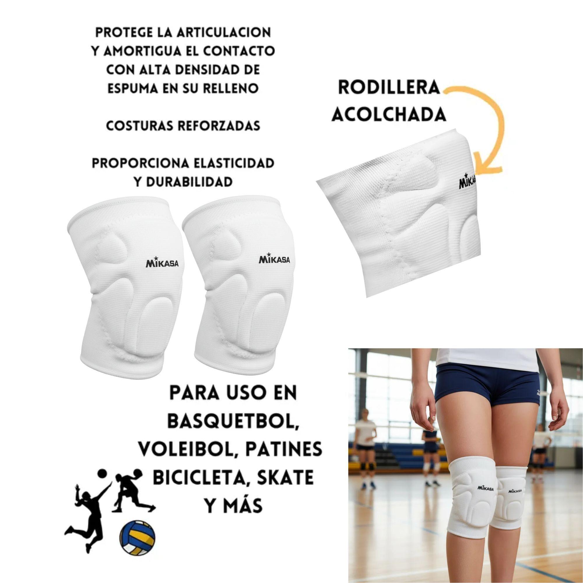 Par Rodilleras Profesional Mikasa Talla Junior Y Senior-3
