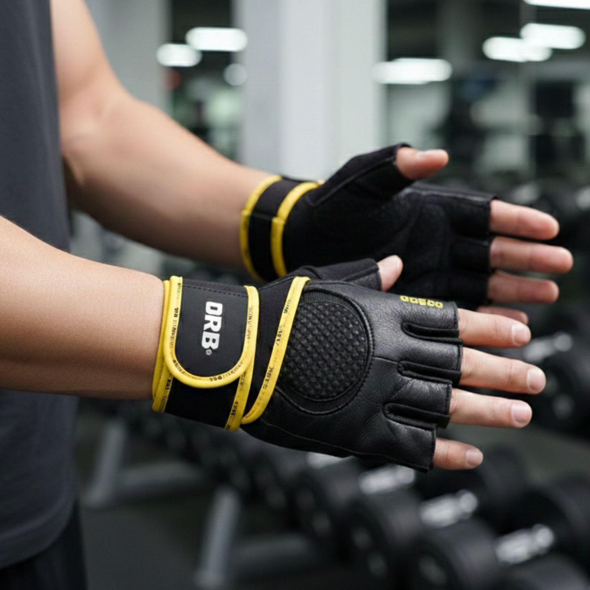 Guantes Fitness Gym Greco Drb Cuero - Entrenamiento Y Pesas-5