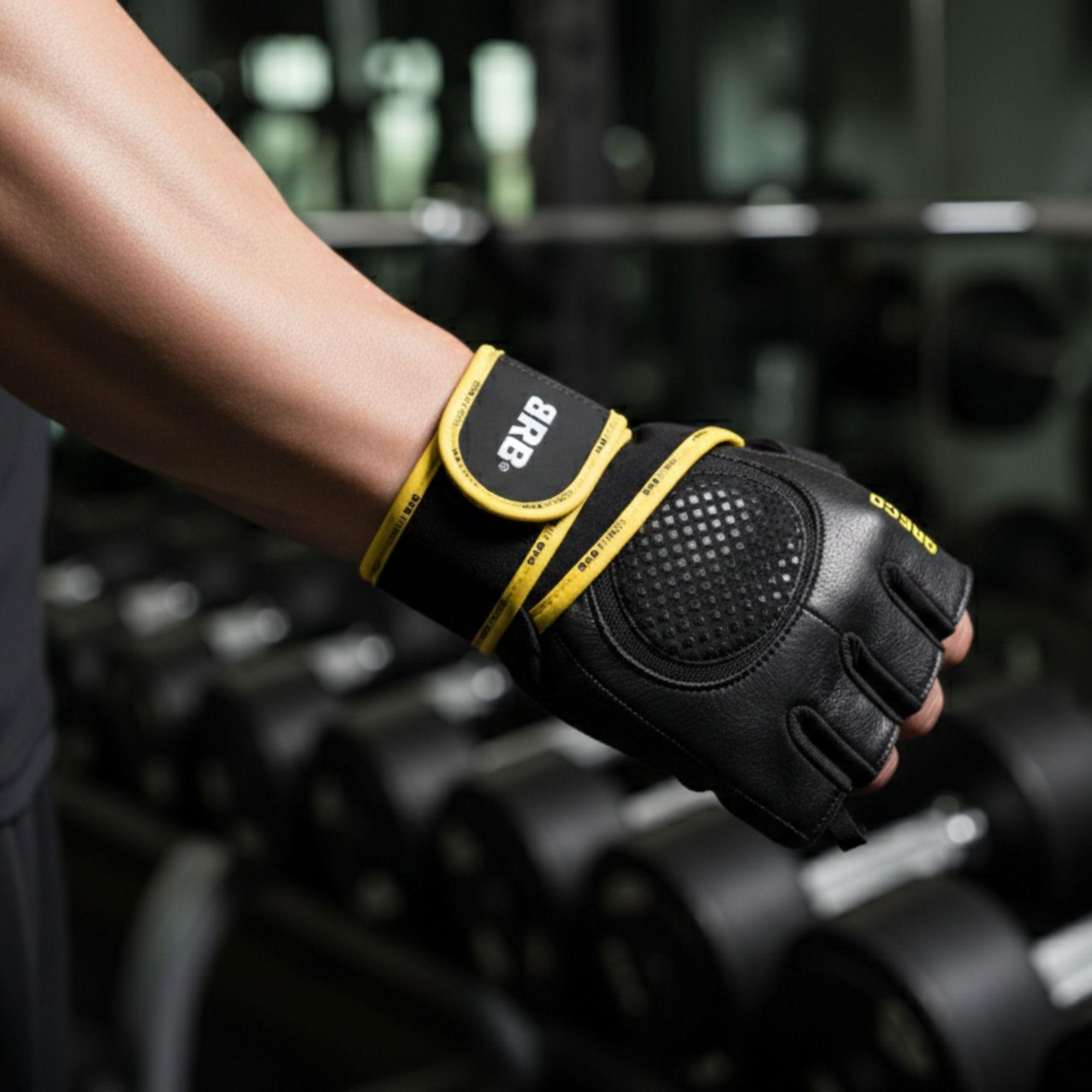 Guantes Fitness Gym Greco Drb Cuero - Entrenamiento Y Pesas-6