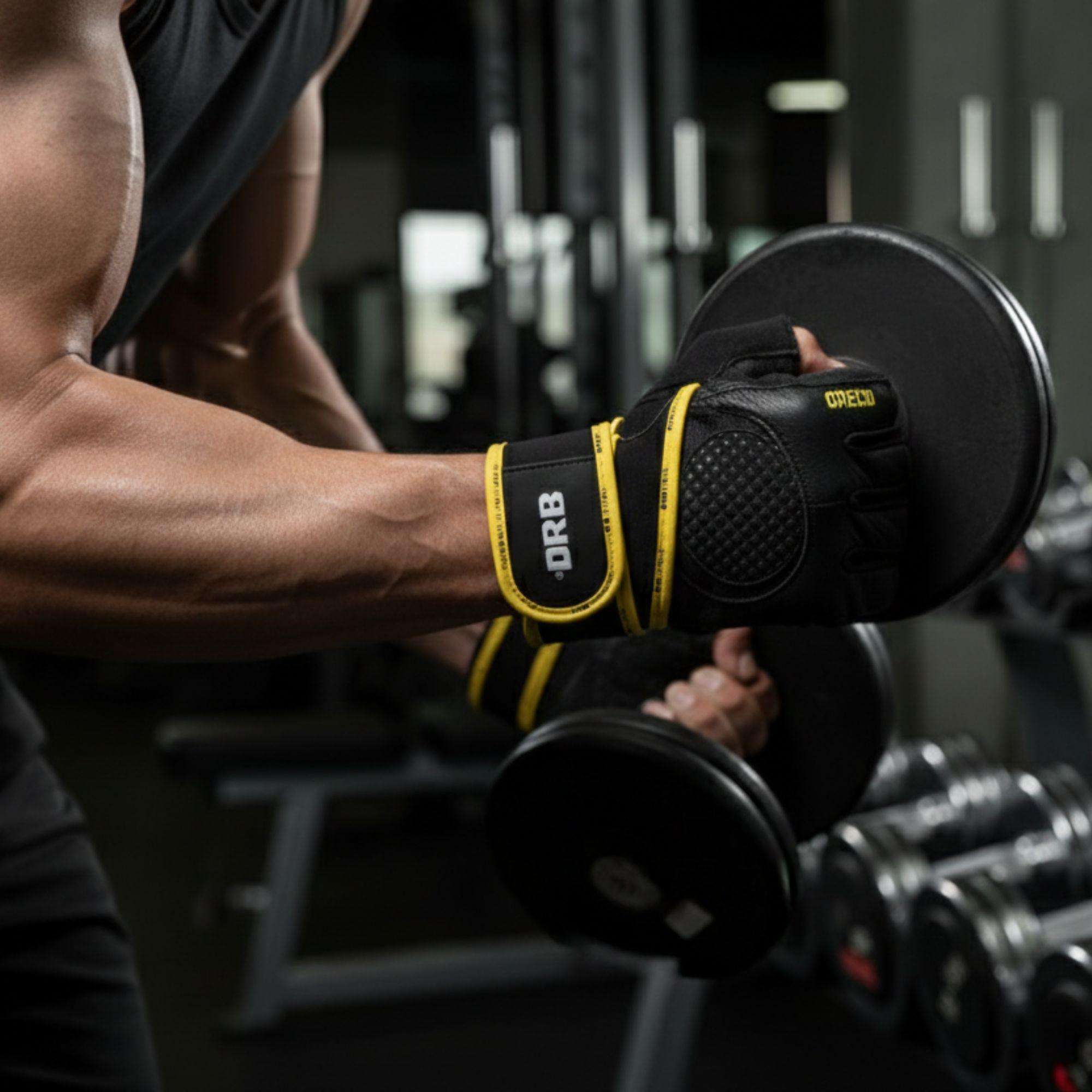 Guantes Fitness Gym Greco Drb Cuero - Entrenamiento Y Pesas-7